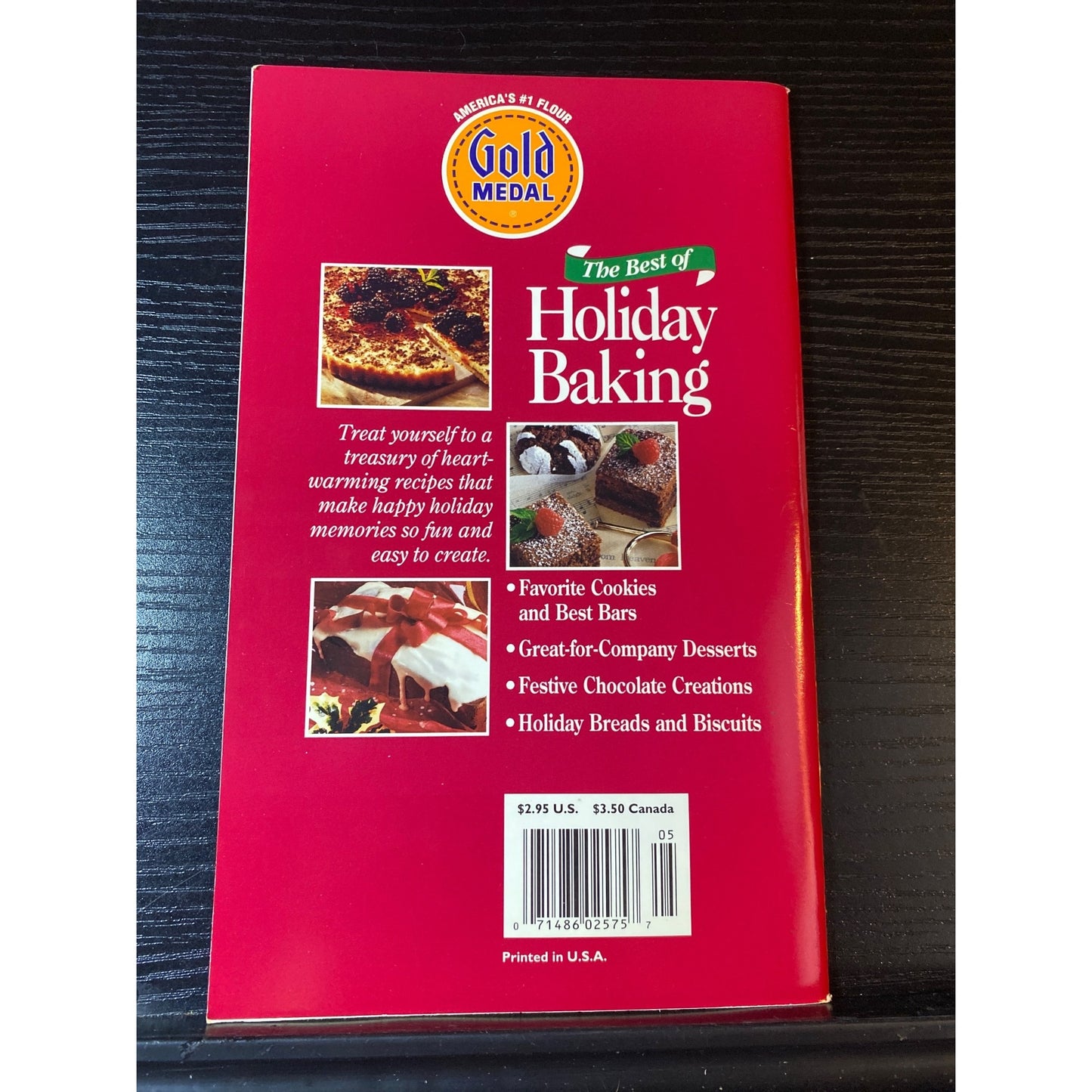 Gold Medal The Best Of Holiday Baking Cookbook Cookies Cakes Pies And More