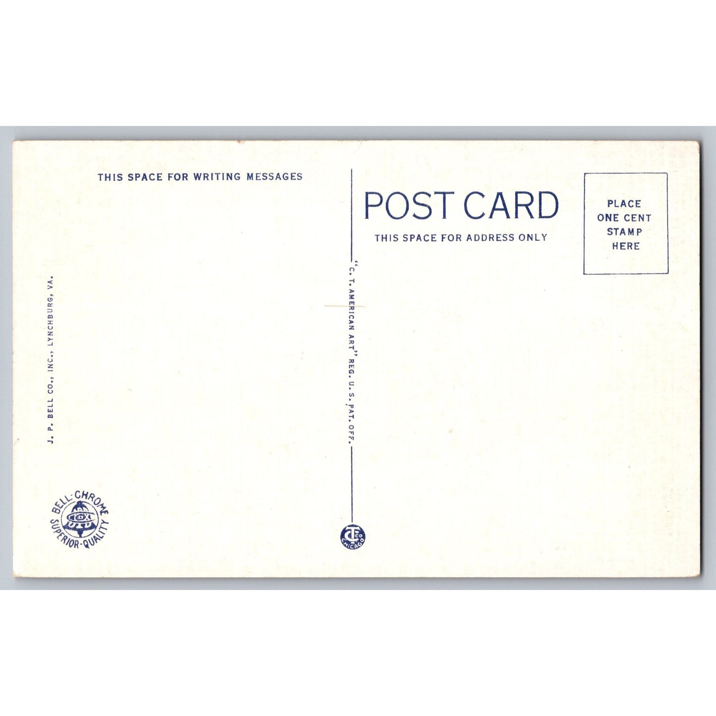 Charlottesville VA Virginia Monticello Thomas Jefferson White Border Postcard