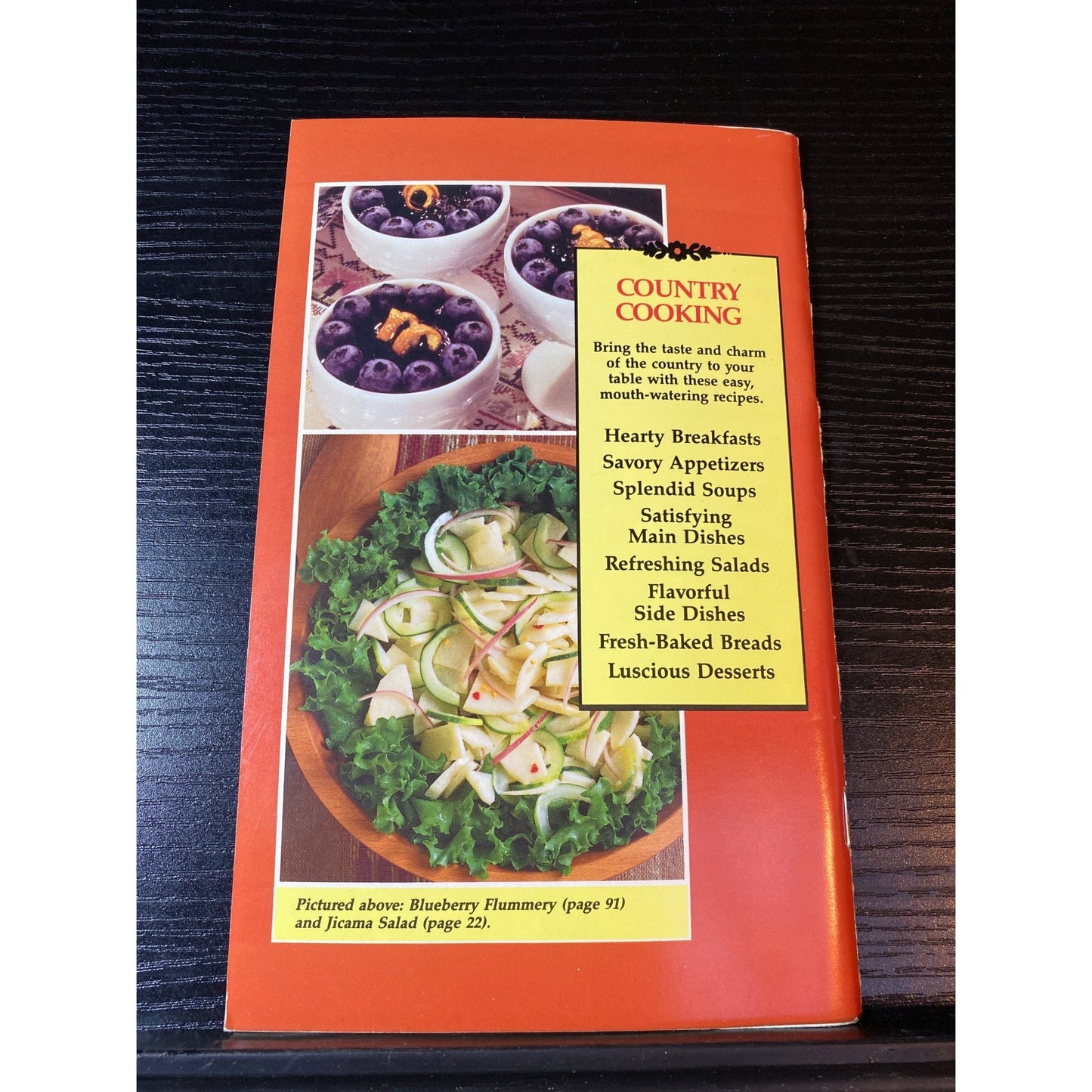 Favorite Recipes Country Cooking Cookbook Booklet 1987