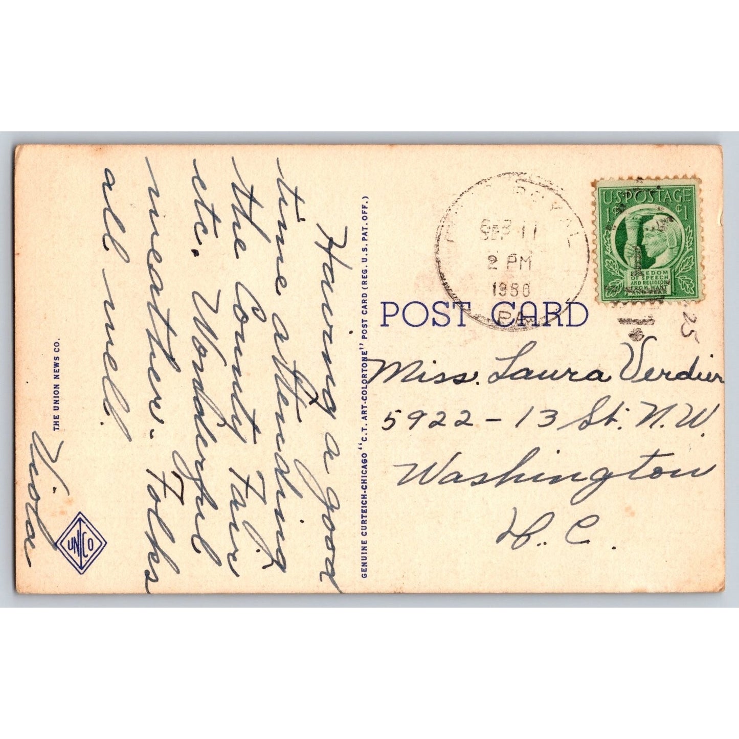 Harrisburg PA Pennsylvania Zembo Mosque Italian Gardens Linen Postcard 1930