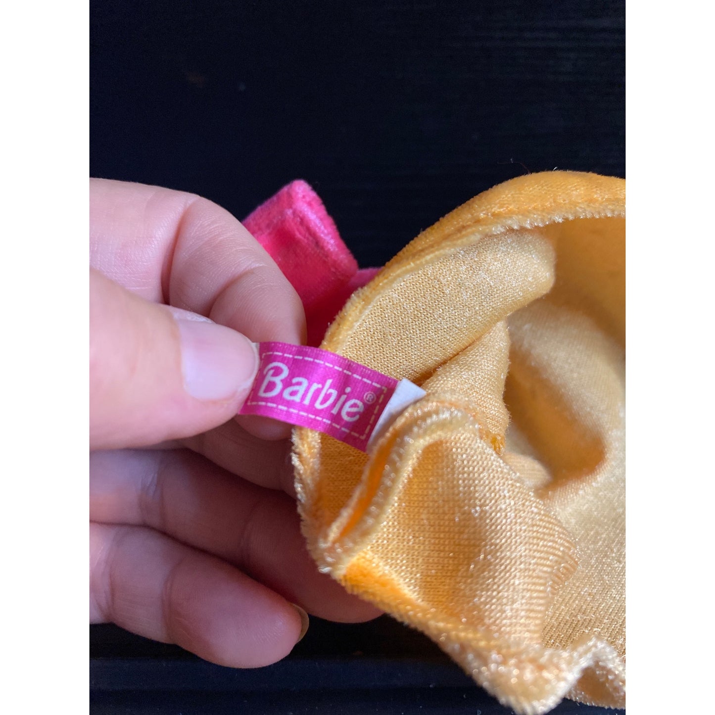 Barbie Fashion Avenue 14980 Pink Yellow with Tag 1996 Vintage Dress