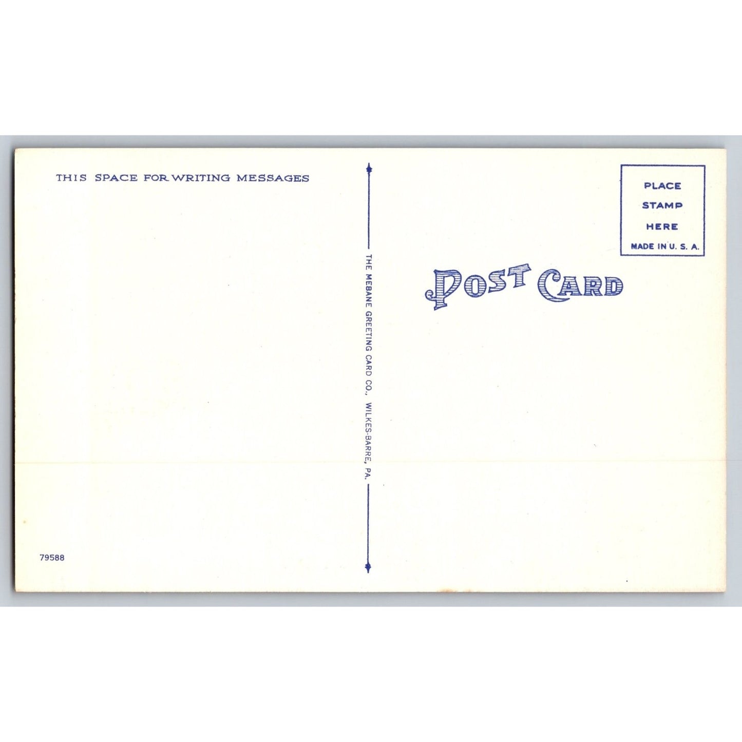 Scranton PA Pennsylvania Hotel Casey Linen Postcard Mebane Greeting Card Co