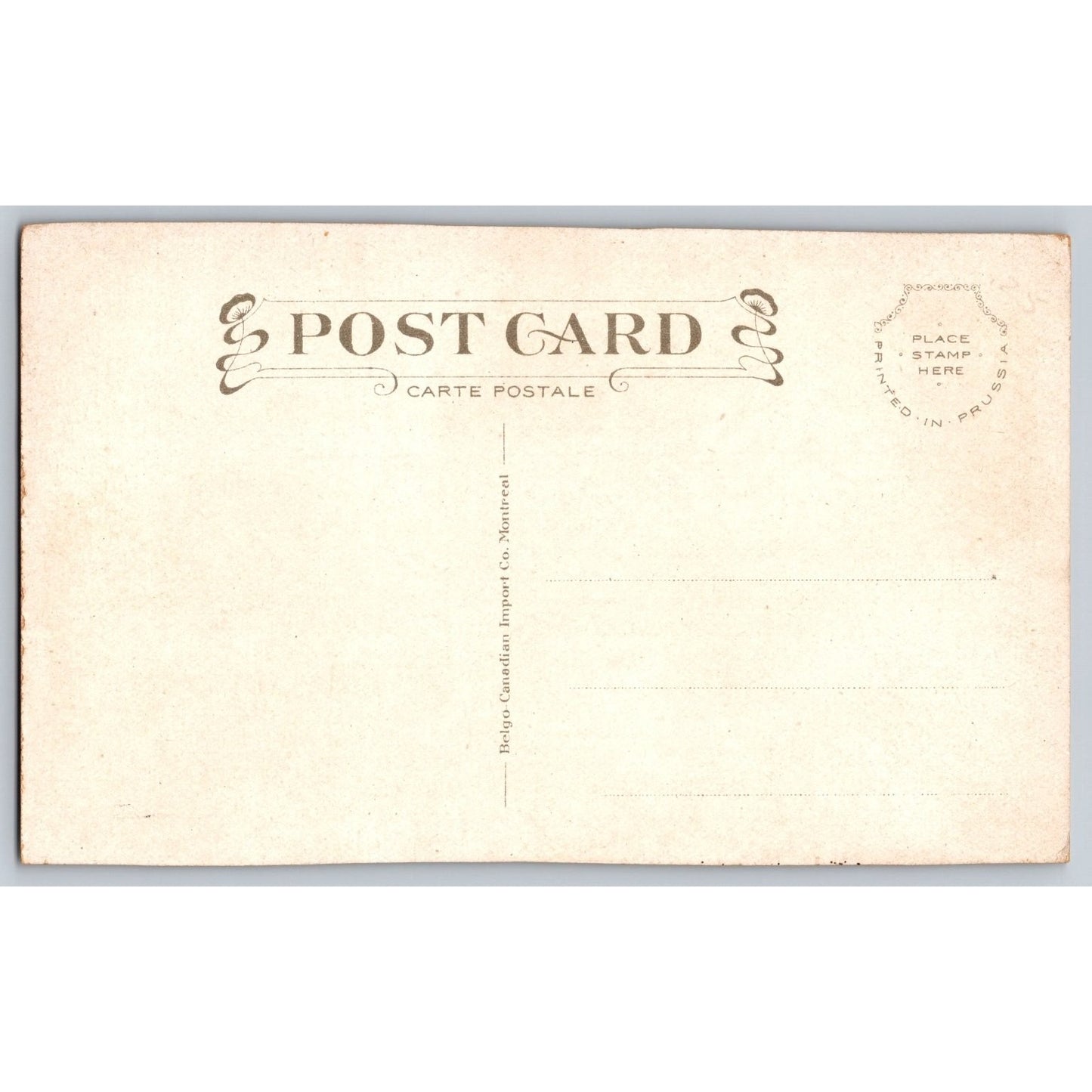 Montreal Canada Notre Dame Church White Border Postcard Printed in Prussia