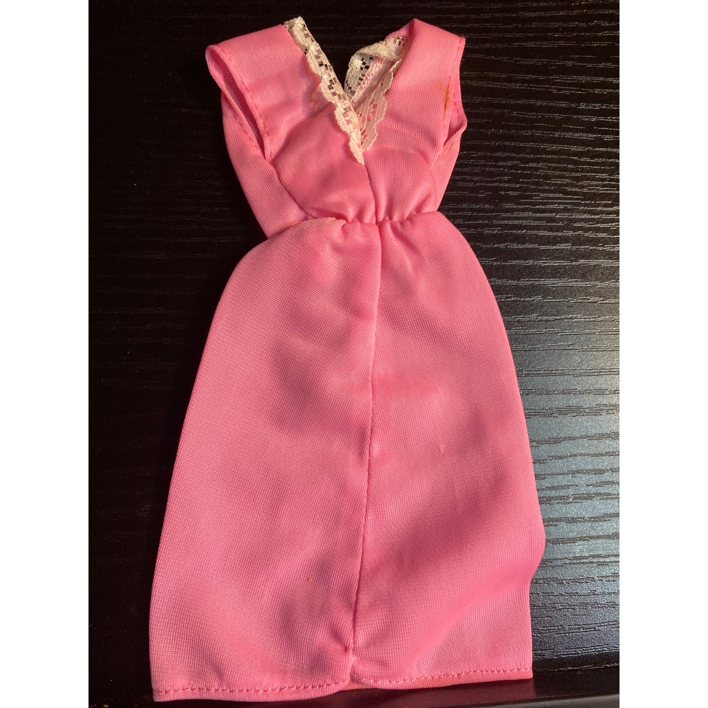 Barbie Fashion Fun Outfit #2091 Pink Dress with White Lace 1985