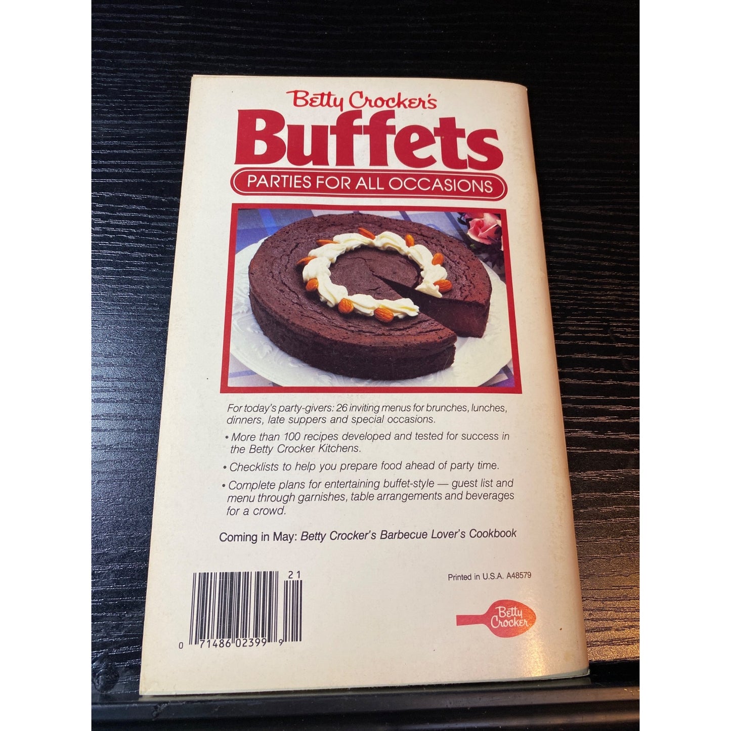 Betty Crockers Buffets Parties For All Occasions Cookbook 1987
