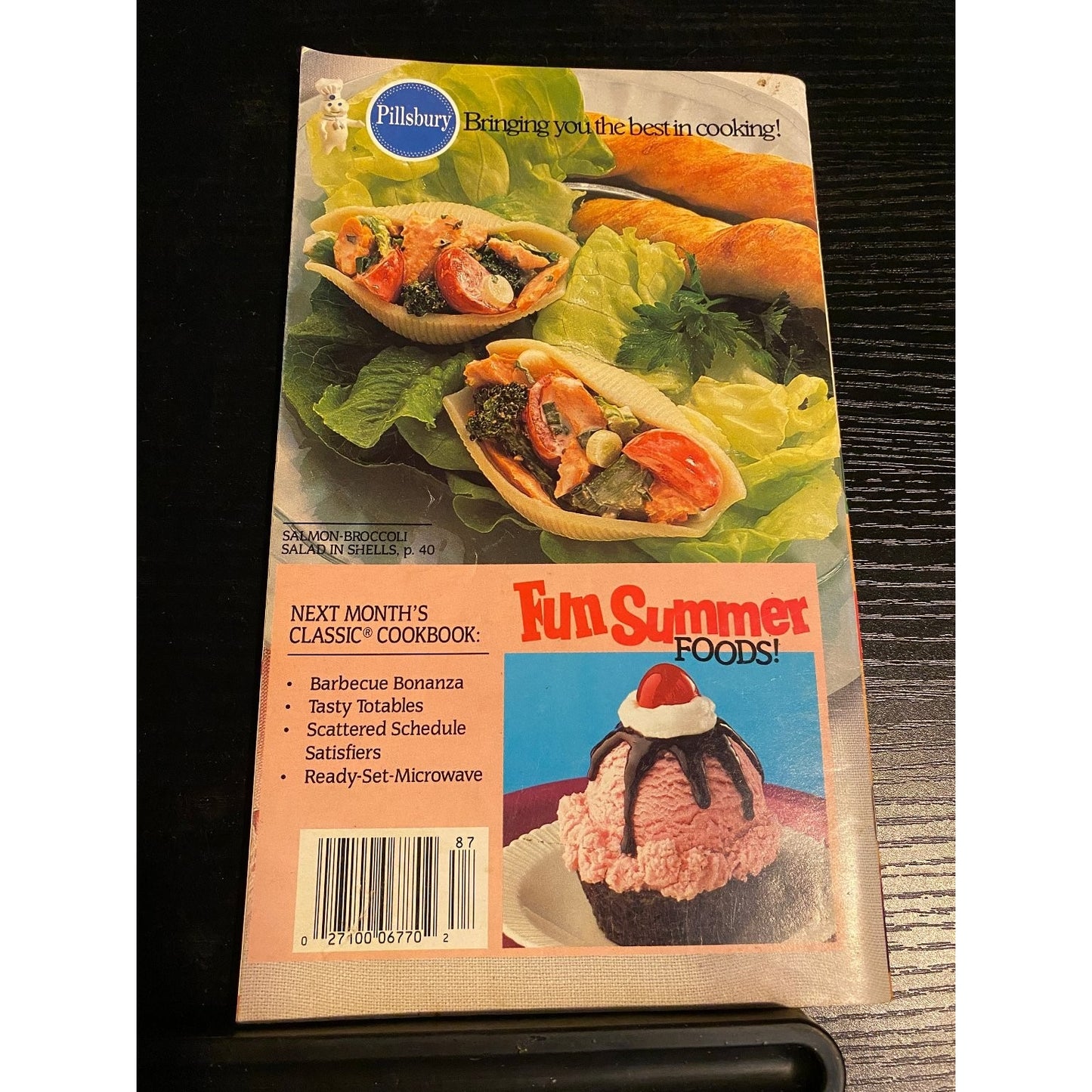 Pillsbury Classic Cookbook Booklet 1988 Light & Easy Meals! Nutritious Recipes