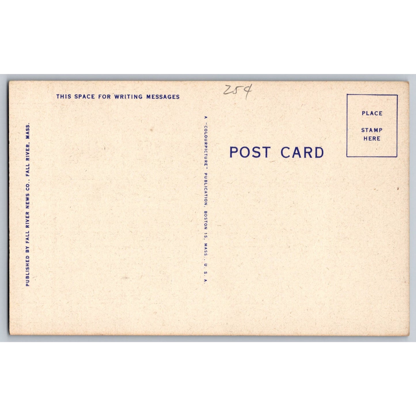 Fall River MA Massachusetts Union Methodist Episcopal Church Linen Postcard