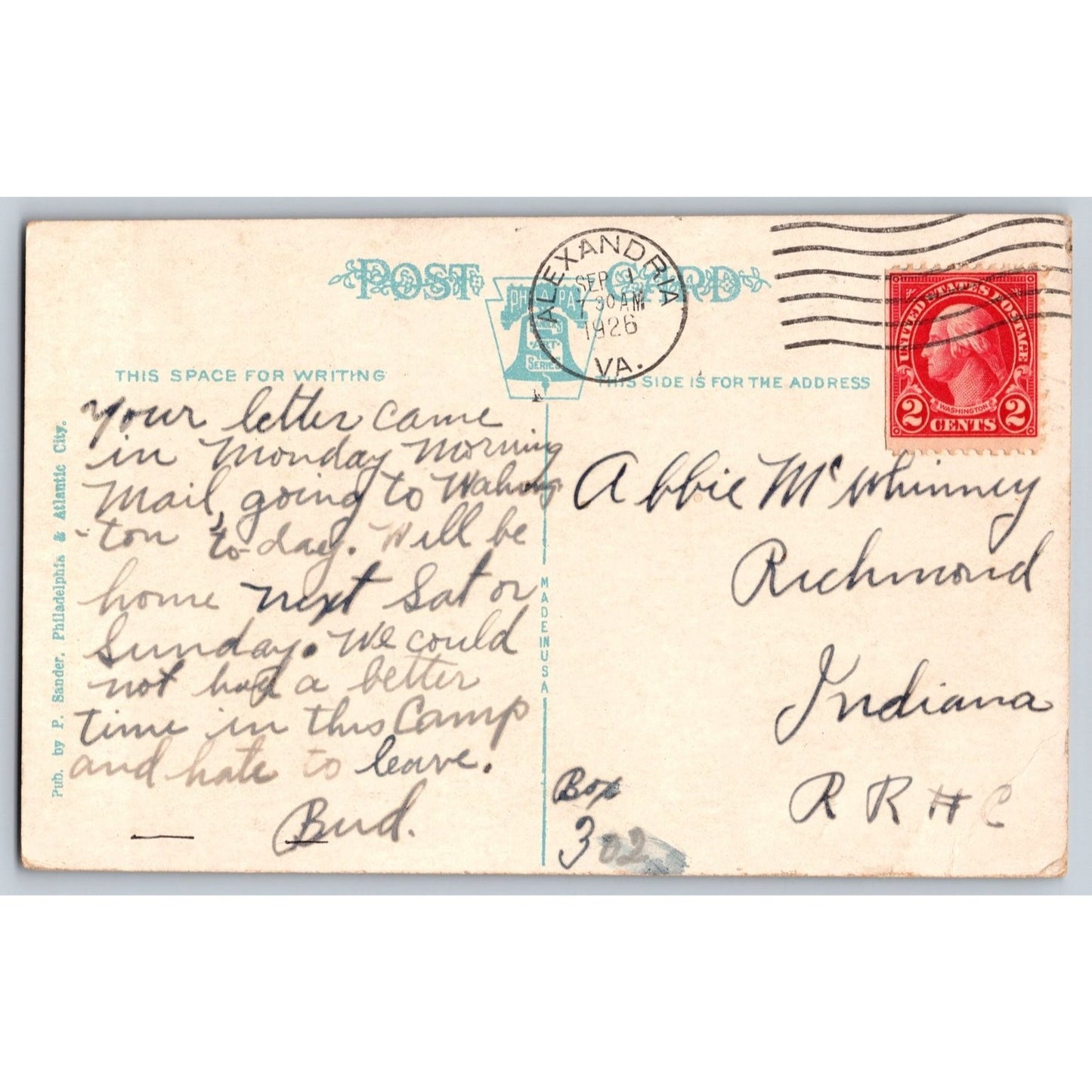 Philadelphia PA Pennsylvania Insurance Company of North America Postcard