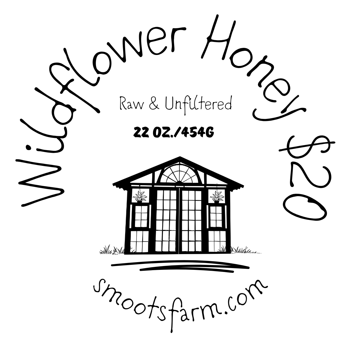 Honey from Smoot's Farm Beehives 22oz