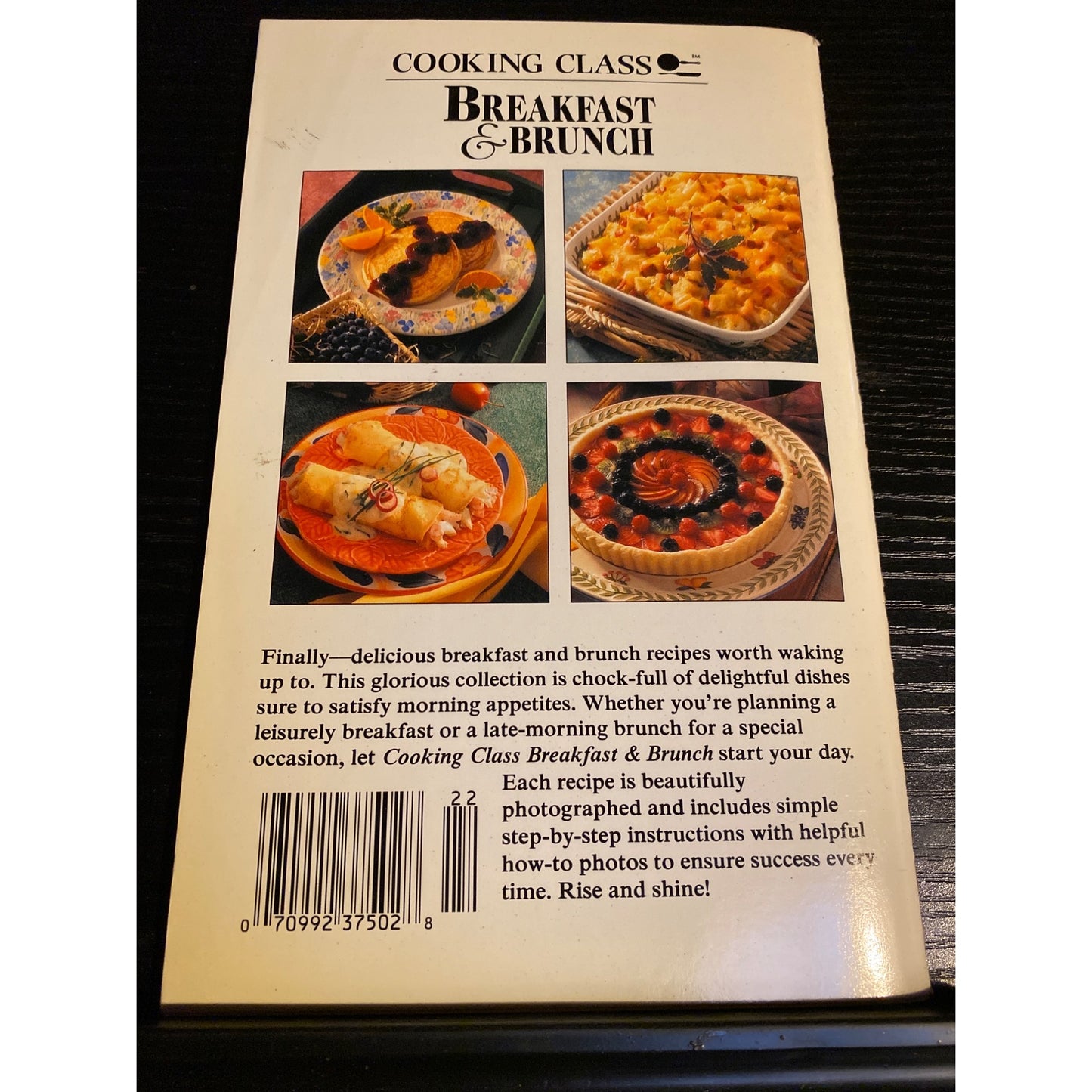 Cookbook Booklet Cooking Class Breakfast & Brunch Recipe Book 1995
