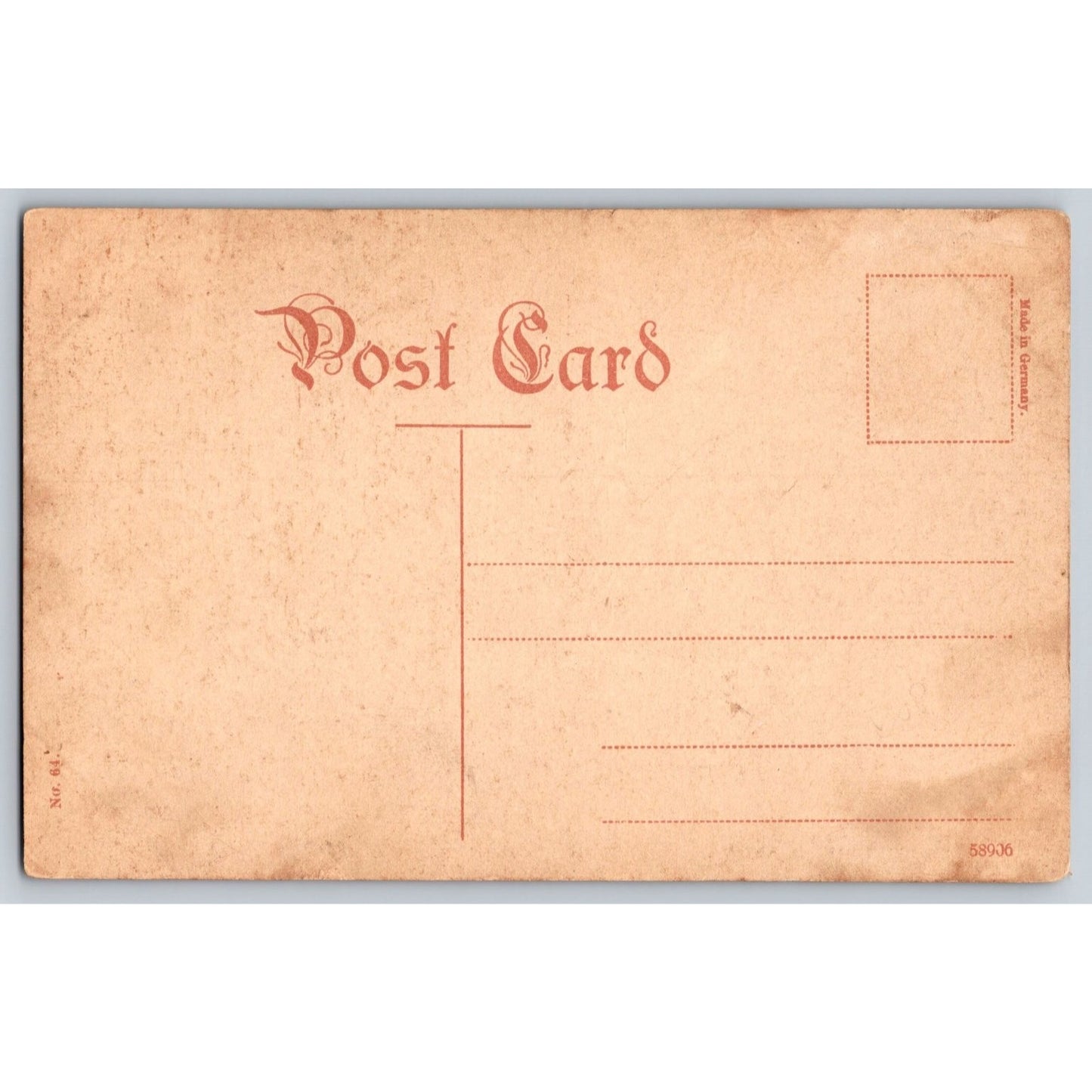 Chicago IL Illinois Armory First Regiment I N G Divided Back Postcard Germany