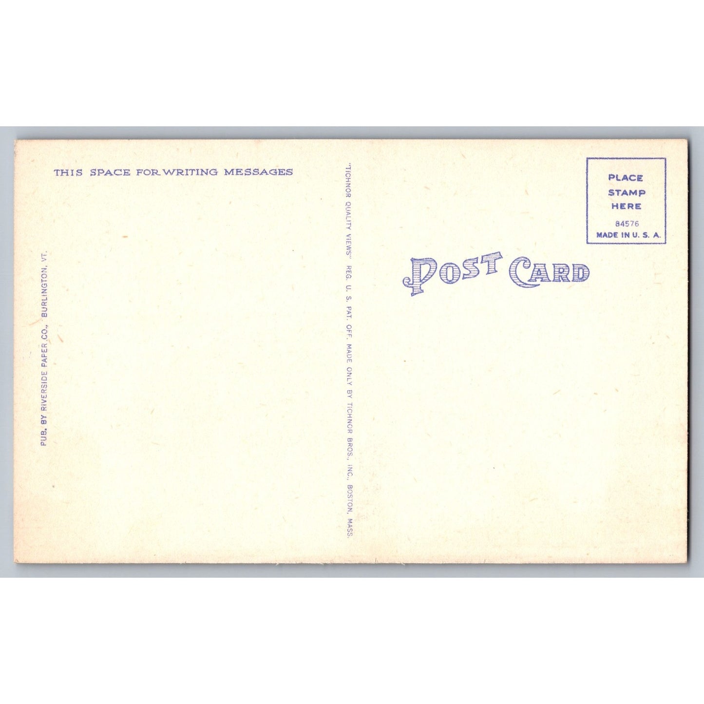 Middlebury VT Vermont Catholic Church 1940s Linen Postcard Unused