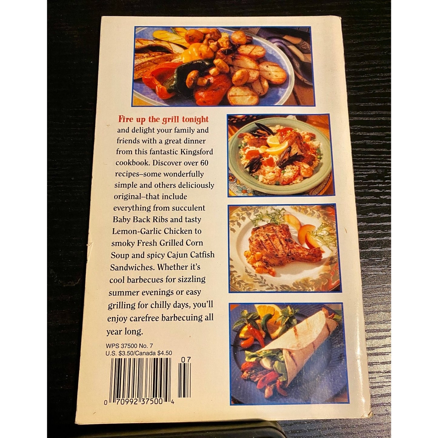Favorite Brand Cookbook Booklet 1977 Kingsford Great Barbecues Recipes BBQ Grill