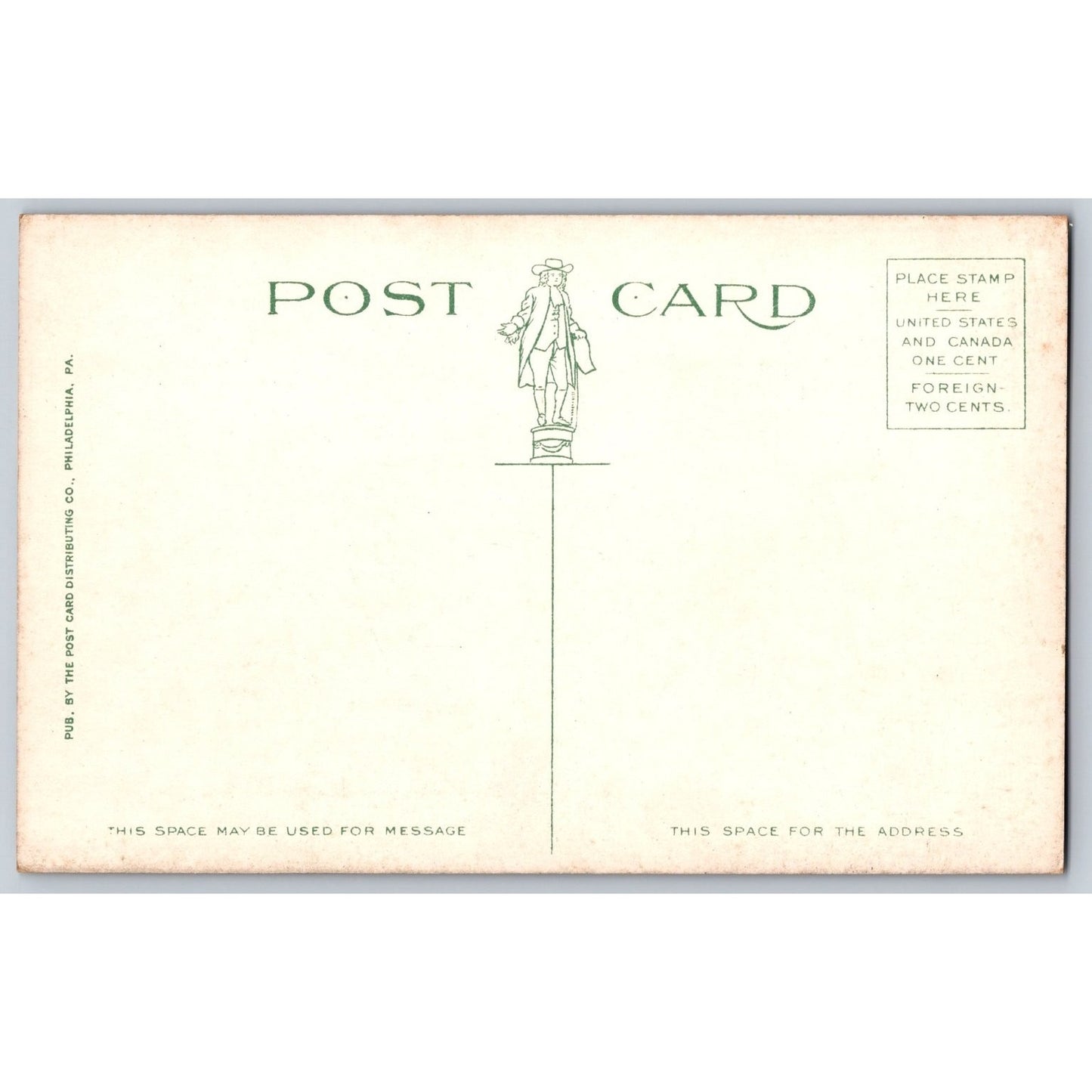 Easton PA Pennsylvania Court House Scenic View Divided Back Postcard Unused
