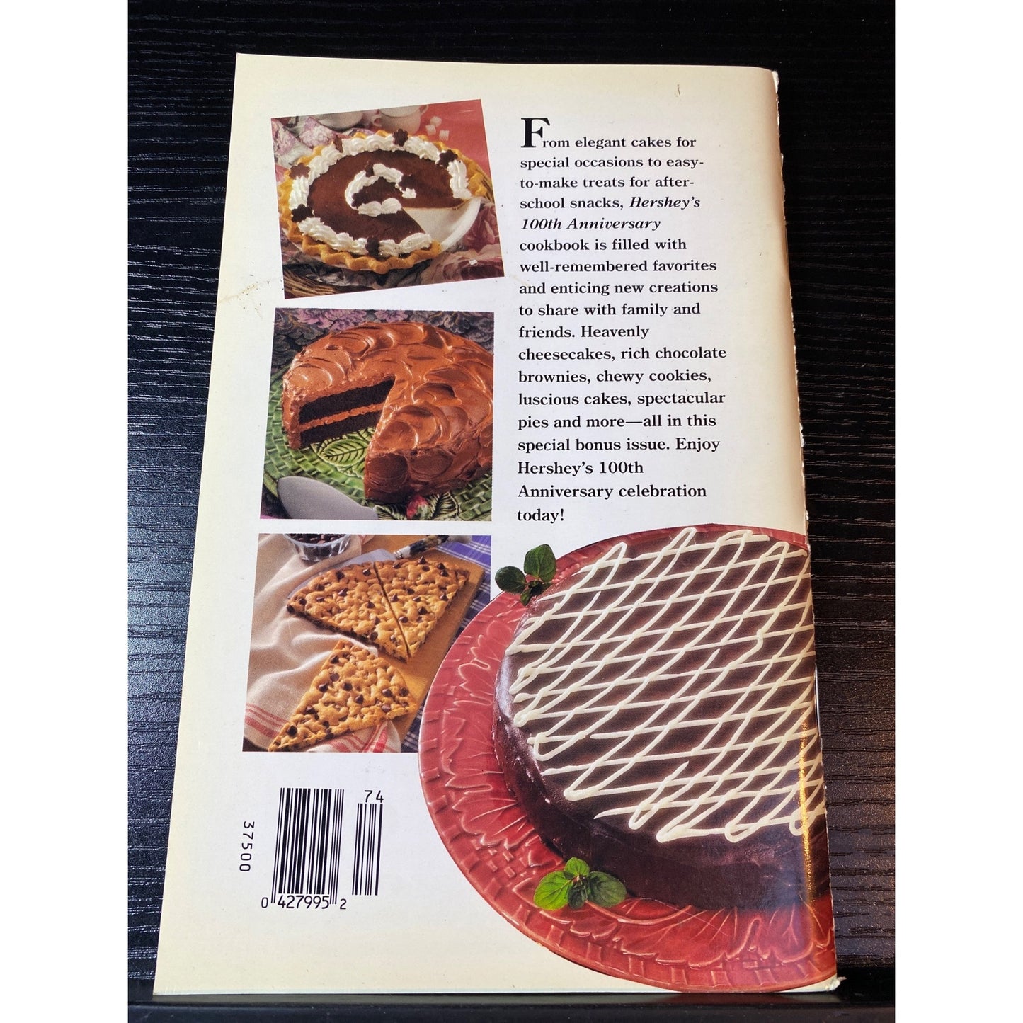Hersheys 100th Anniversary Favorite Brand Name Recipes Cookbook Booklet Nov 1994