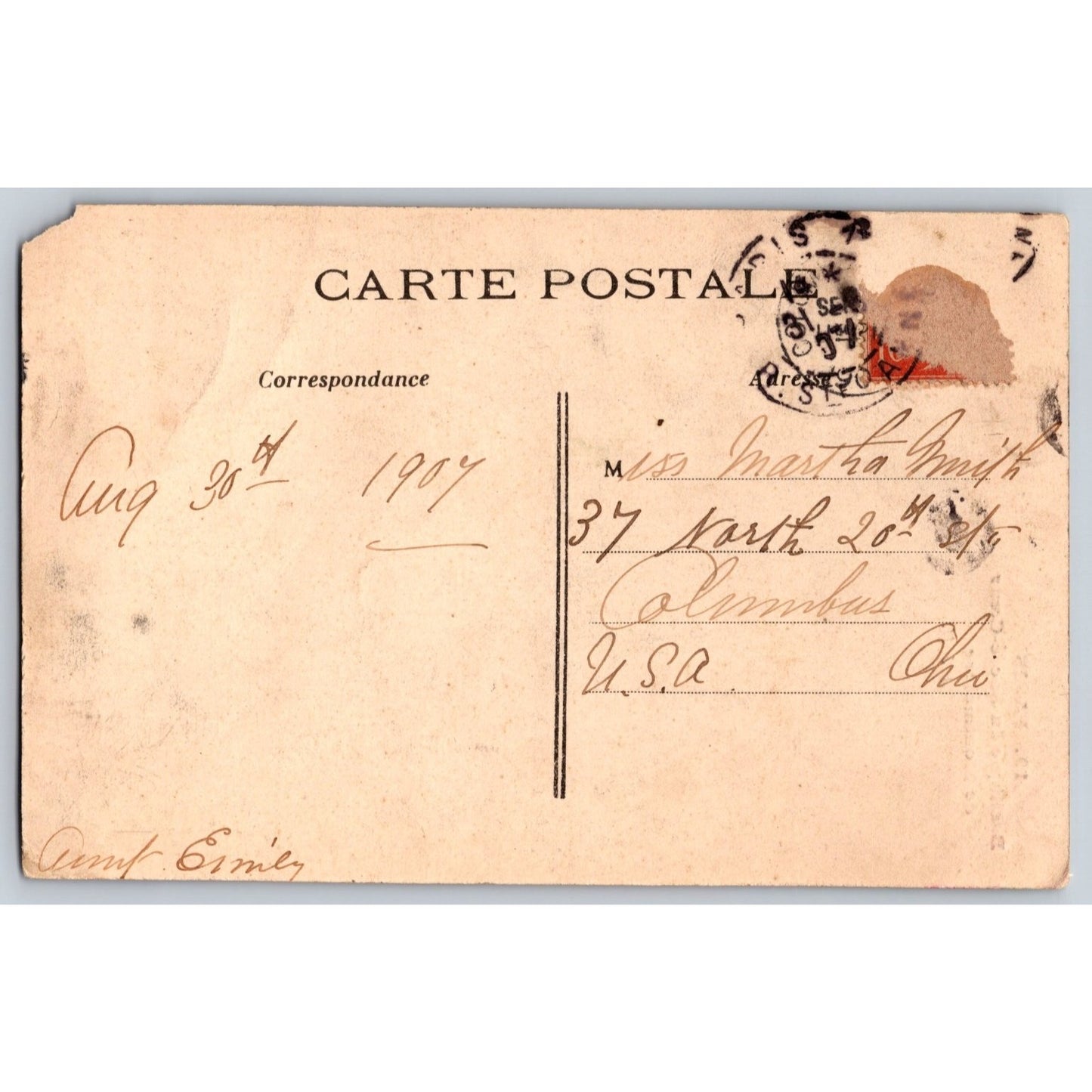 Paris France Basilique du Sacré-Cur de Montmartre 1907 Divided Back Postcard