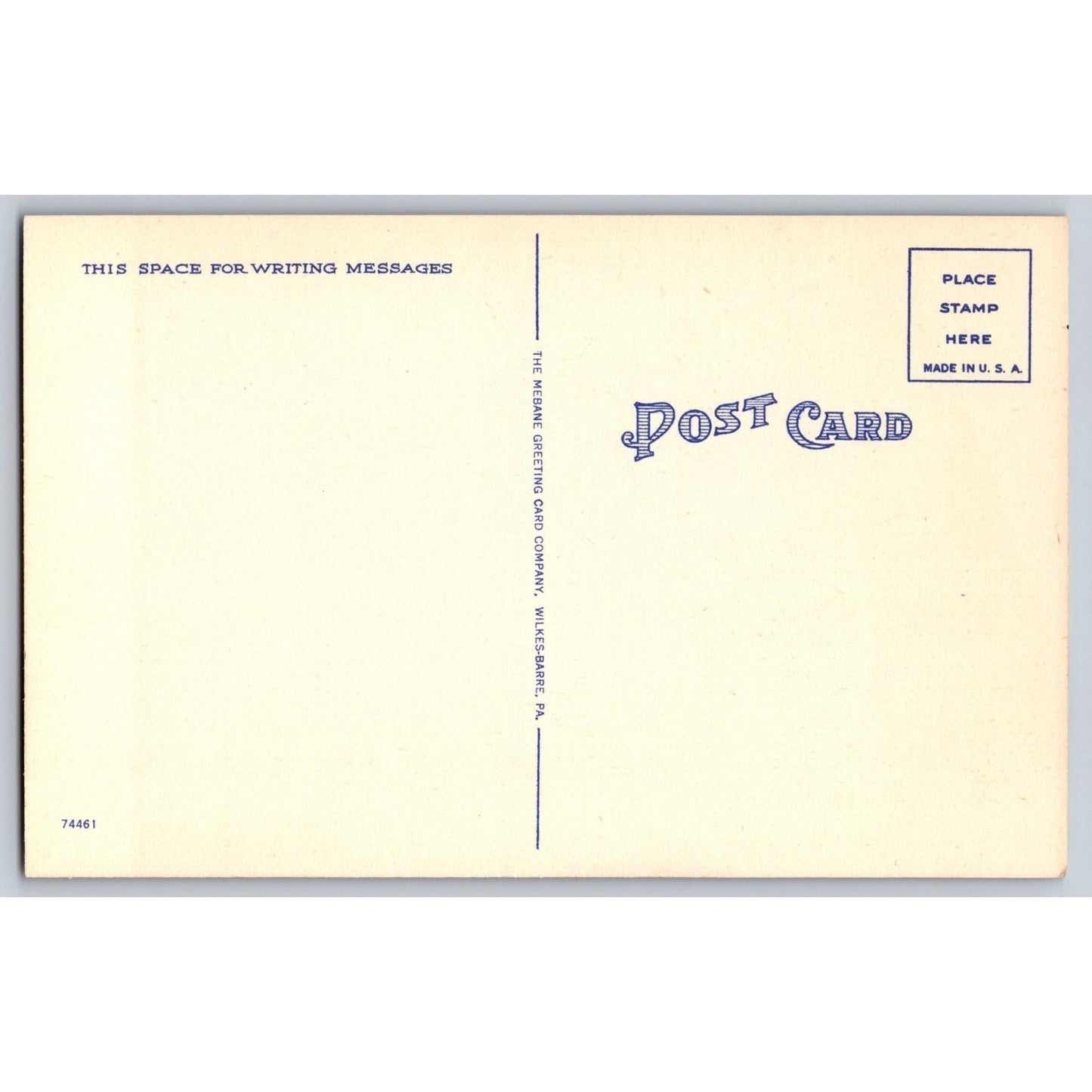 Mt. Carmel PA Pennsylvania High School Linen Postcard Mebane Greeting Co