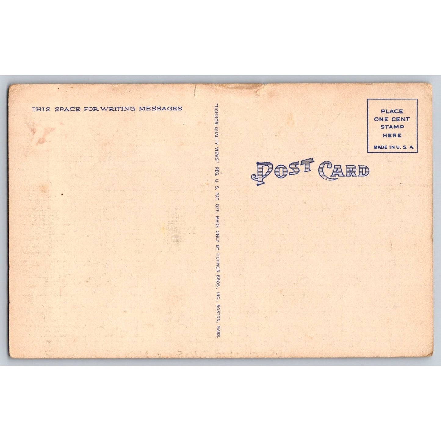 Cedar Springs MI Michigan Greetings from 1930s Linen Postcard Unused