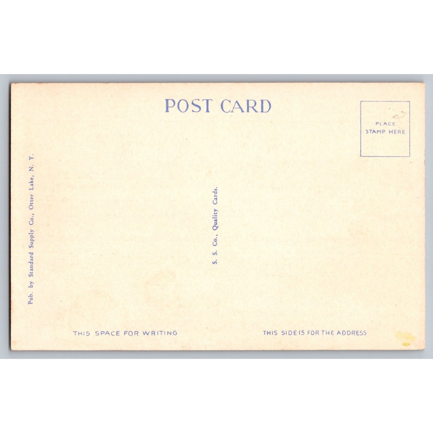Big Moose NY New York Community Chapel Adirondack Mountains White Border Postcard