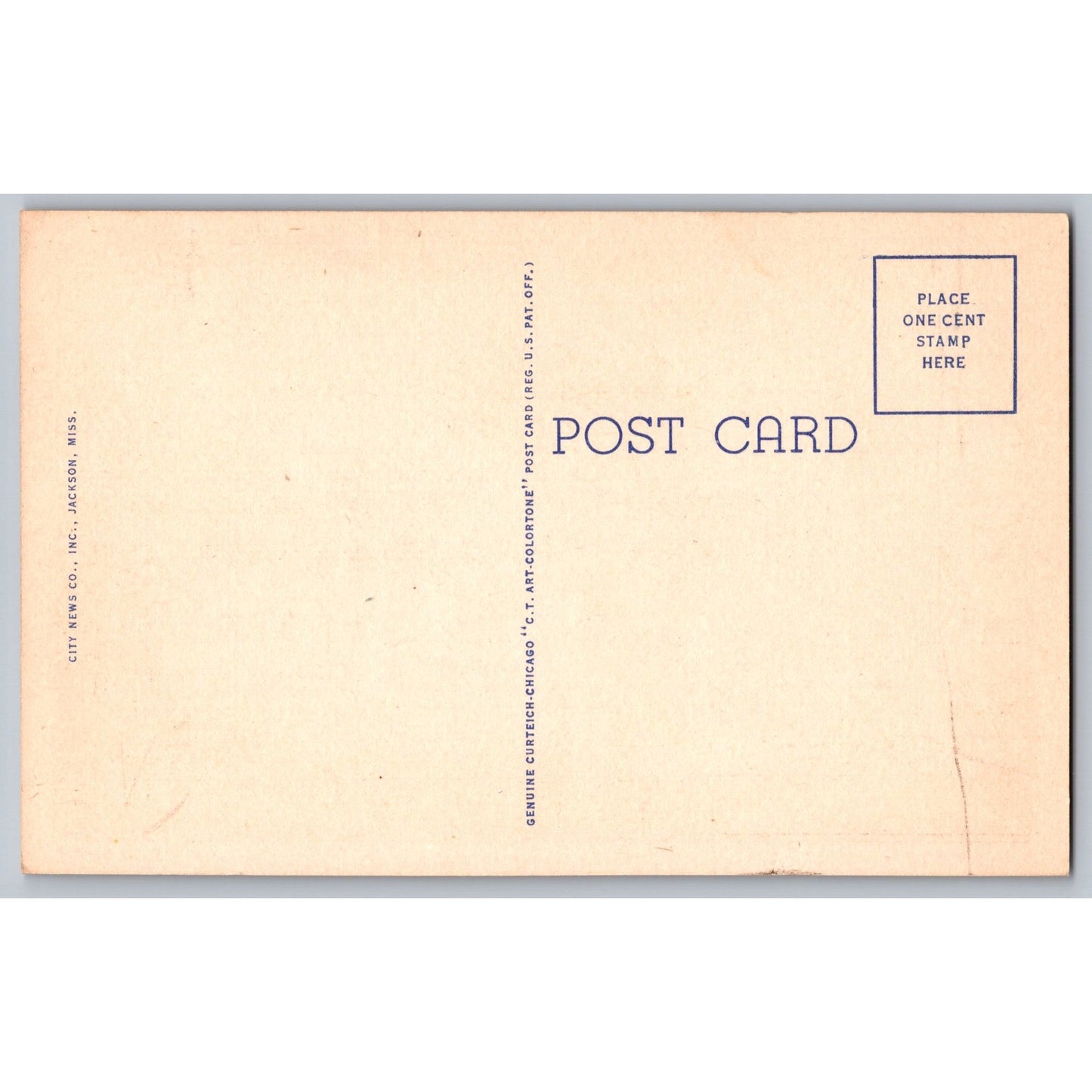 Jackson MS Mississippi The New State Capitol Building White Border Postcard Curteich