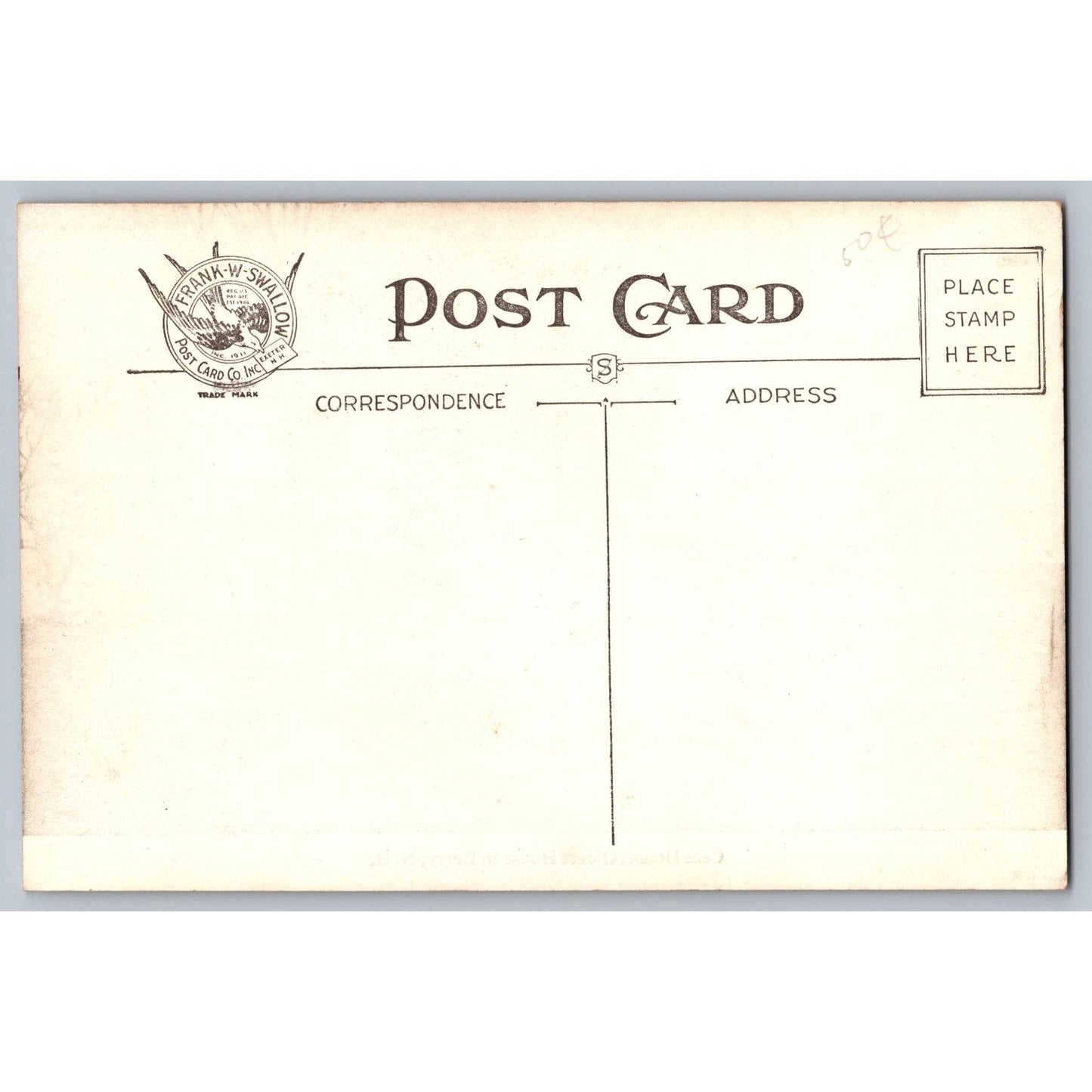 Derry NH New Hampshire Cate House Oldest House Divided Postcard Frank W Swallow