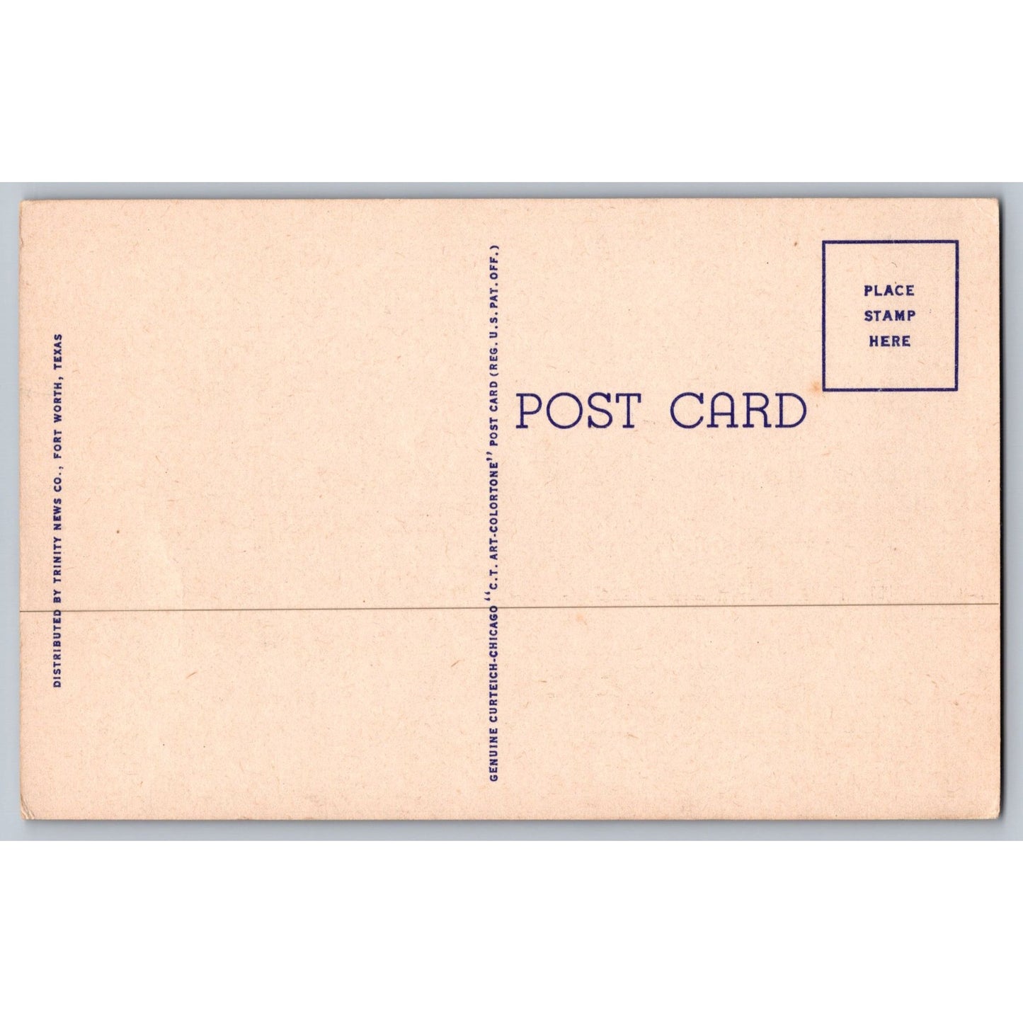 Fort Worth TX Texas Christian University Student Union Linen Postcard Curteich