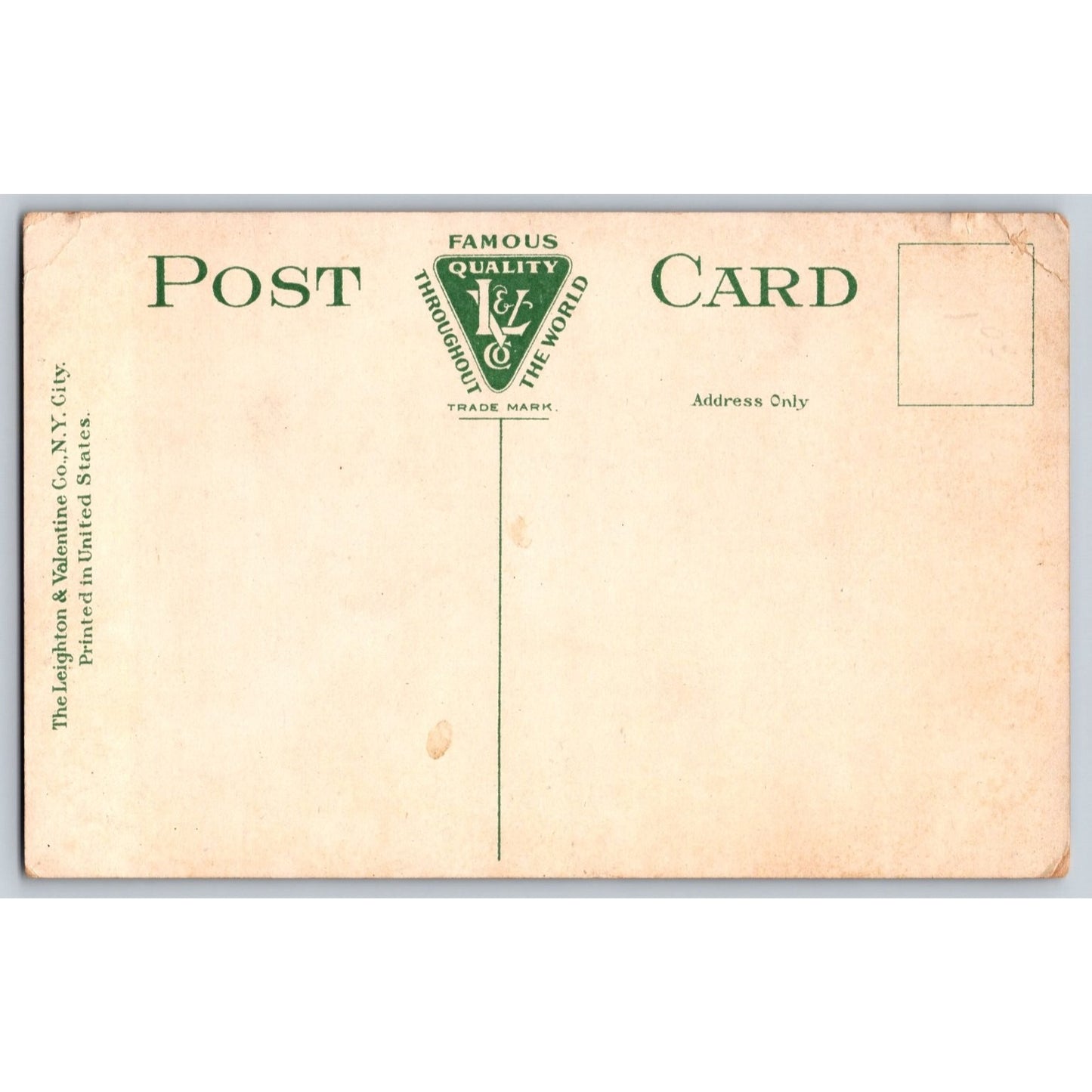 Augusta ME Maine State Capitol Leighton & Valentine Divided Back Postcard