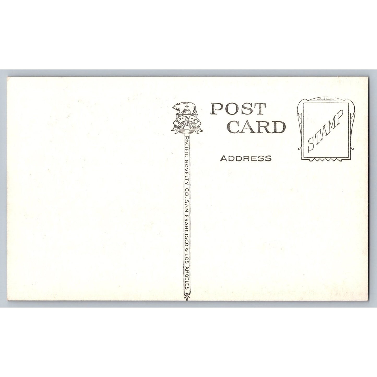 San Luis Obispo CA California Public Library Divided Postcard Pacific Novelty