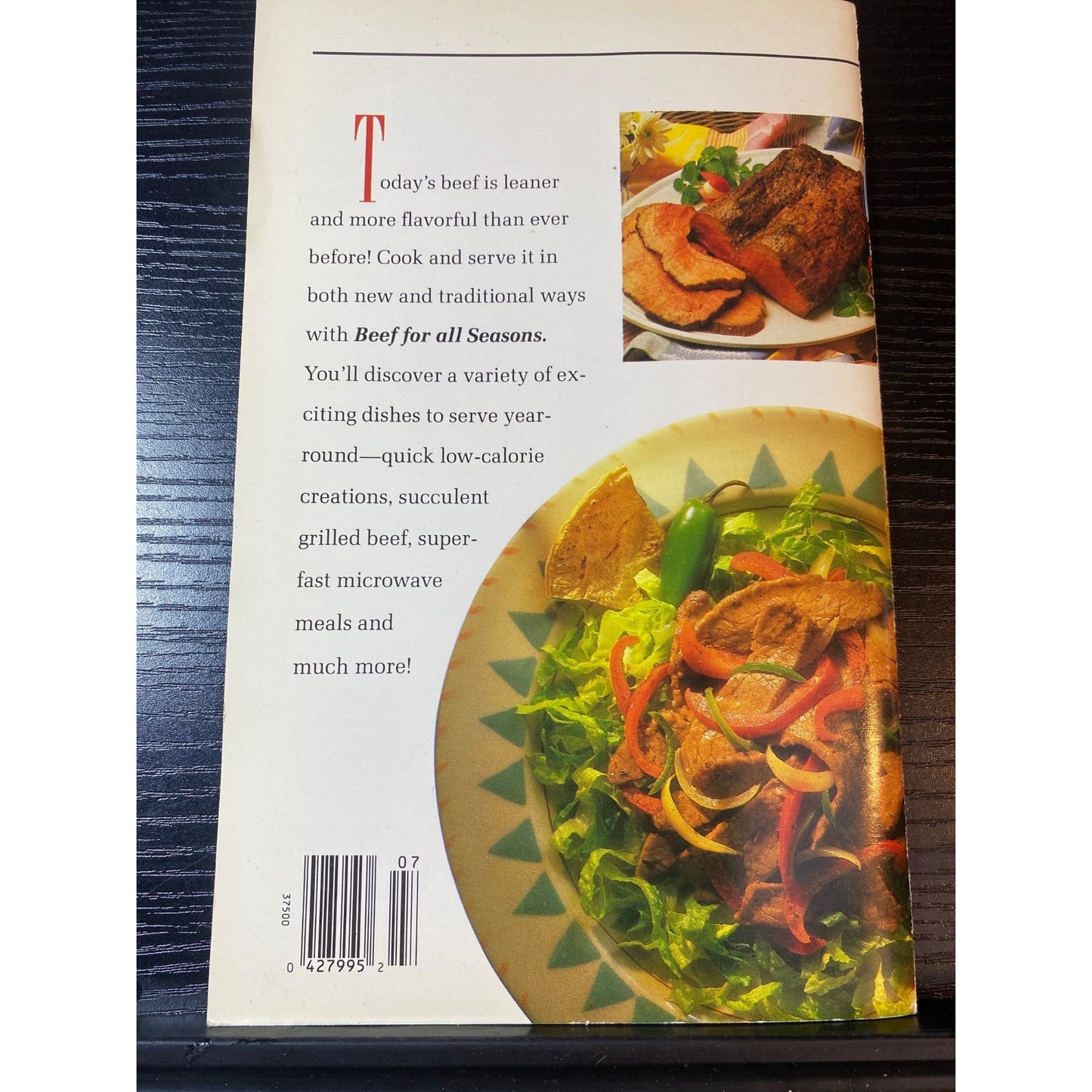 Favorite Brand Recipes Beef For All Seasons Cookbook Booklet 1989 Vol. 5 No. 7