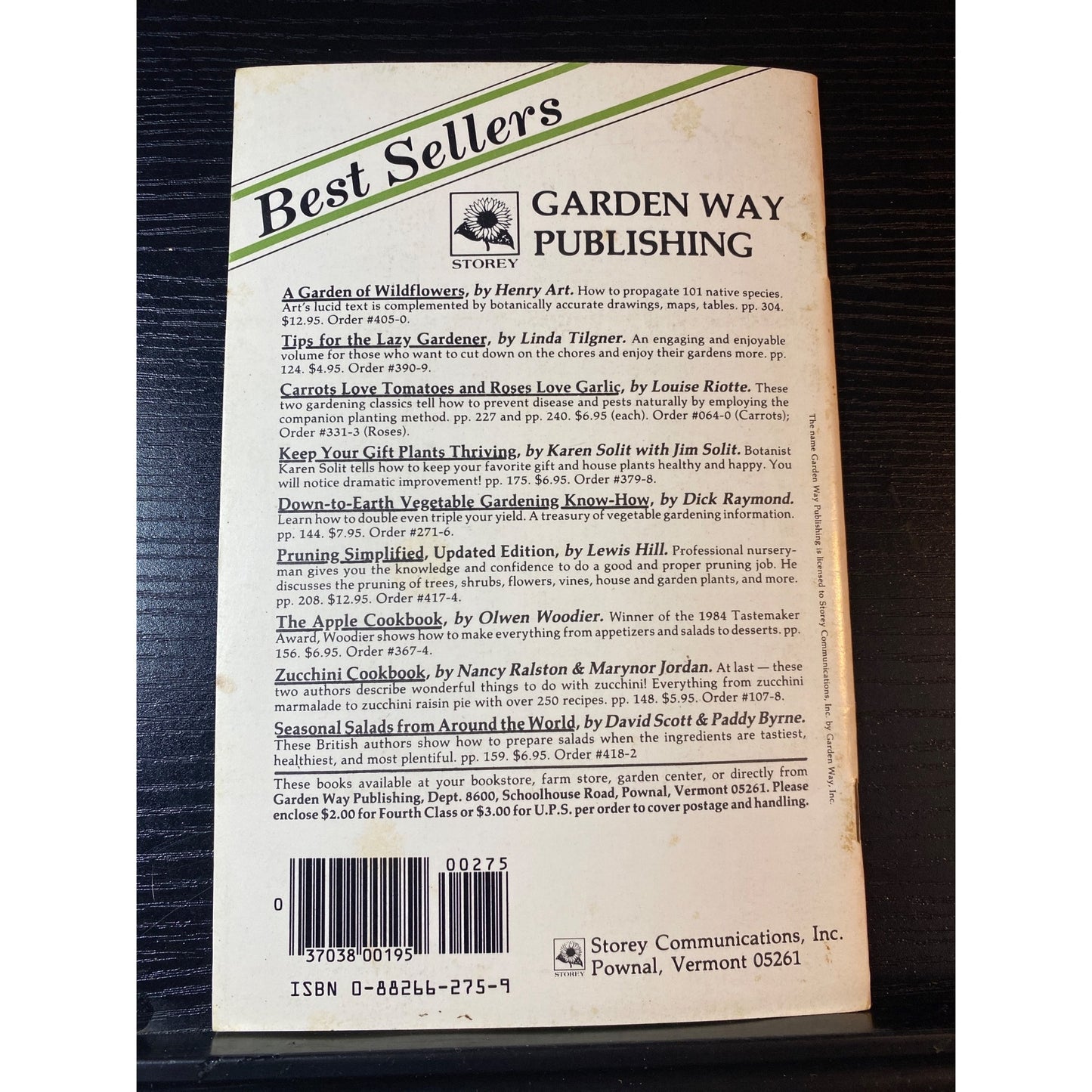 Grow 15 Herbs For The Kitchen Sheryl L Felty Garden Way Publishing 1981 Booklet