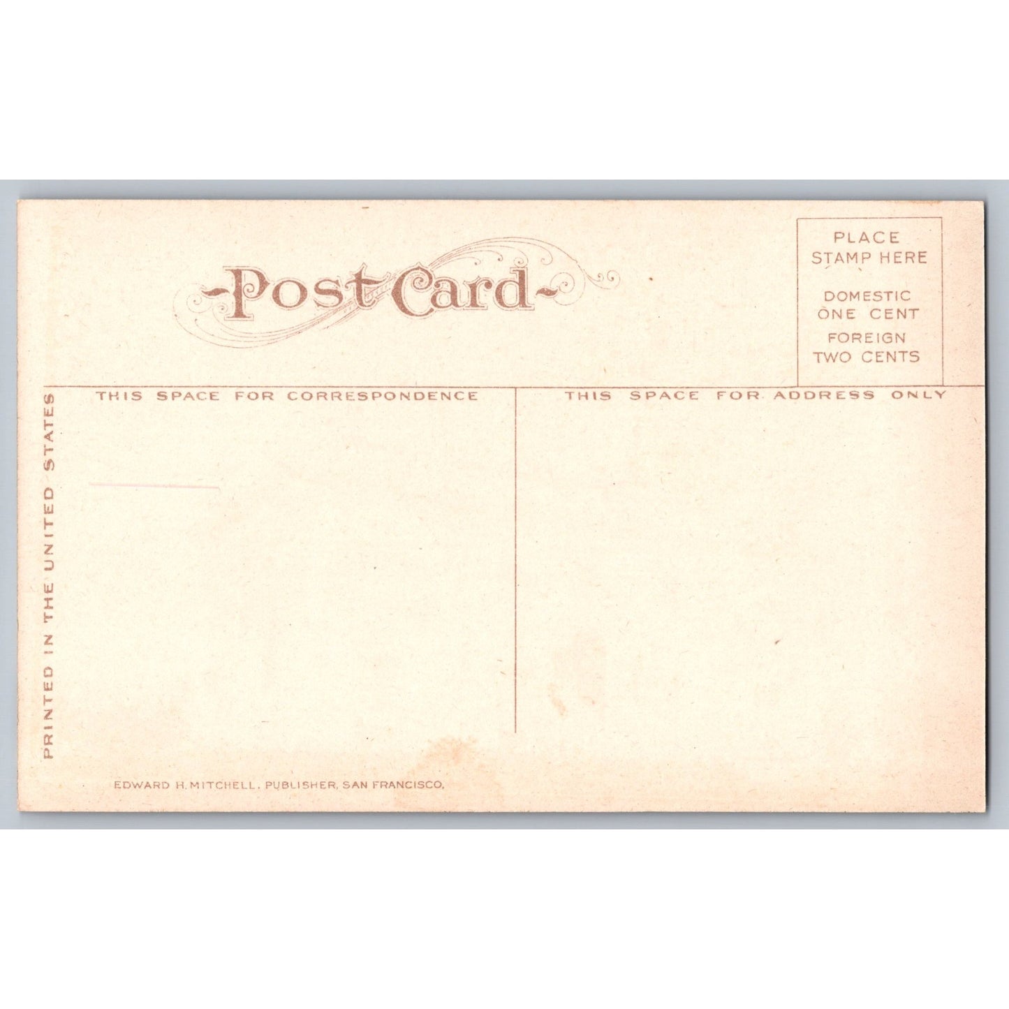 Salem OR Oregon Post Office Divided Back Postcard Unused Edward H Mitchell