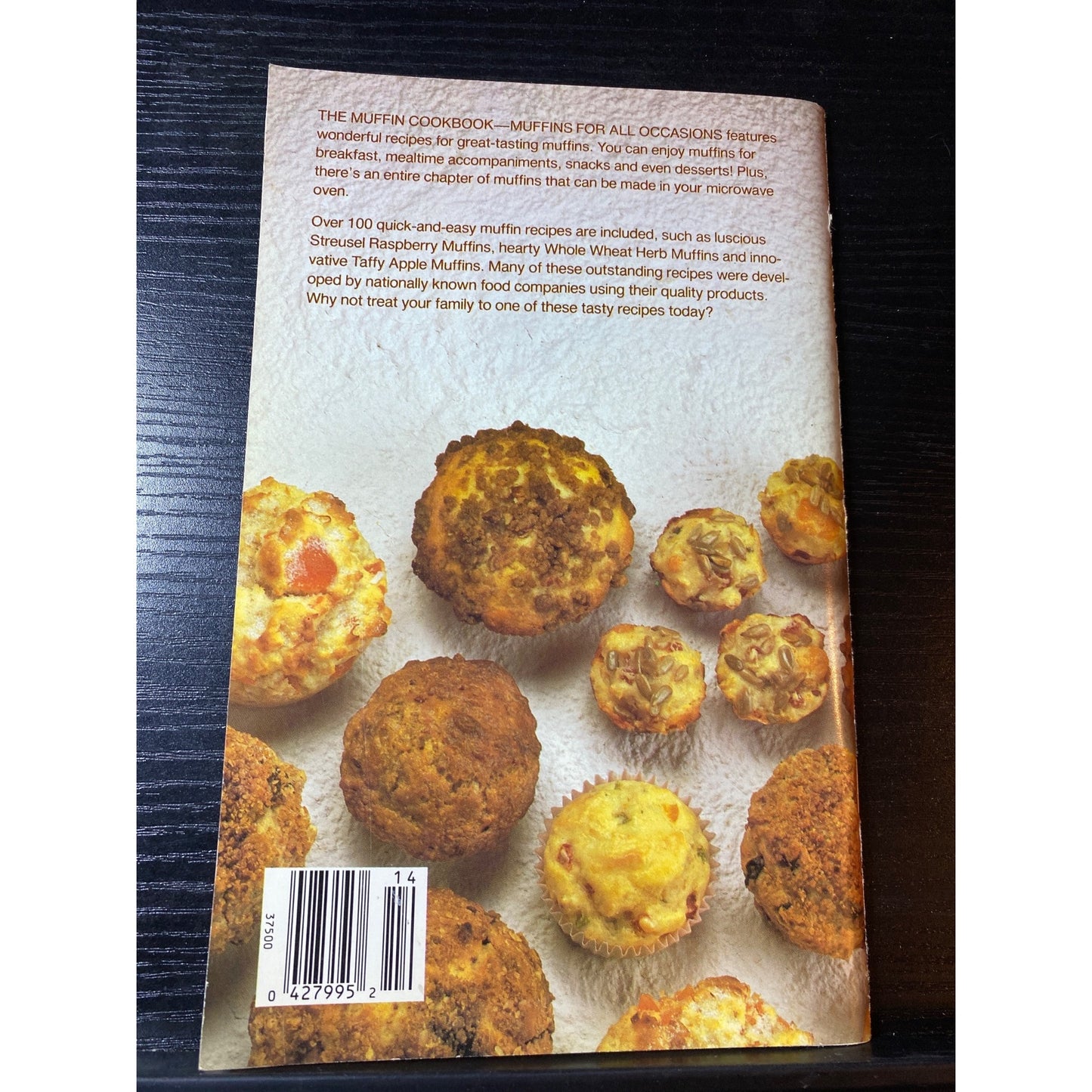 The Muffin Cookbook Muffins For All Occasions Recipes 1989 Cookbook Booklet