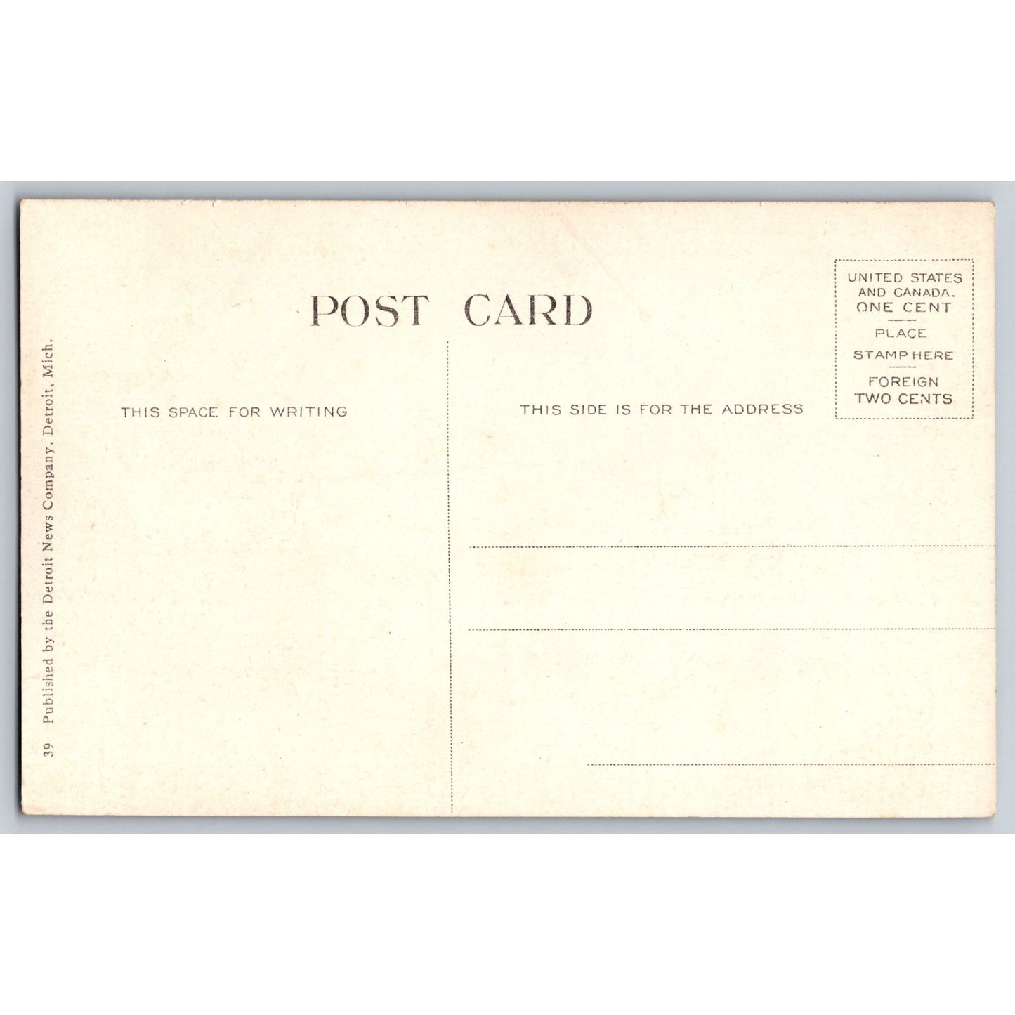 Detroit MI Michigan Belle Isle Horticultural Building Postcard Detroit News Co