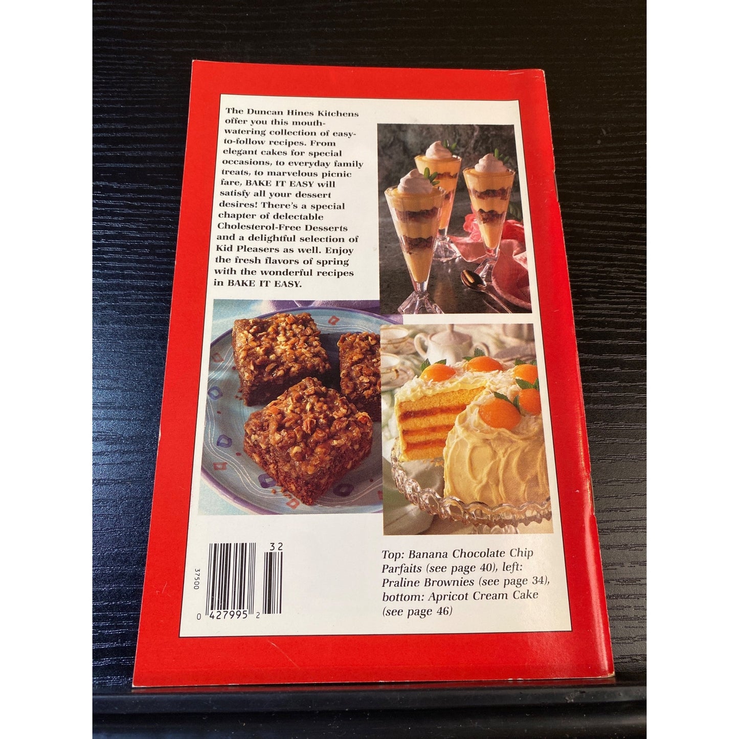 Favorite Recipes Duncan Hines Bake It Easy 1991 Cookbook Booklet Vol. 5 No. 32
