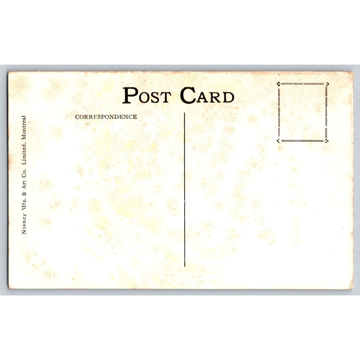 Alberta British Columbia Great Divide Provincial Border Early 1900s Postcard