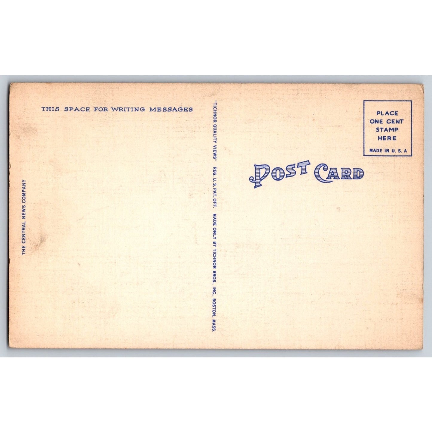 Philadelphia PA Pennsylvania Rodin Museum Linen Postcard Tichnor Bros