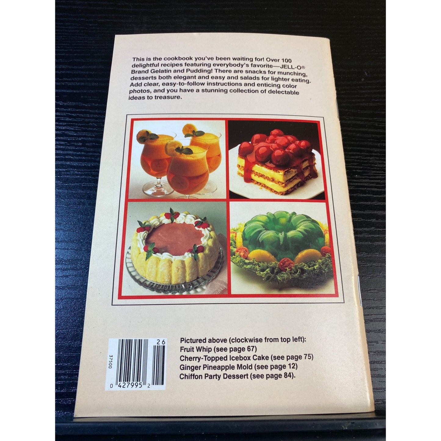 Favorite Recipes Jell-O Fun & Fabulous Recipes Cookbook Booklet 1988