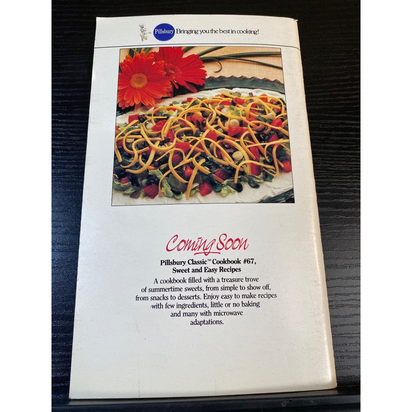Pillsbury Classic Best Recipes Cookbook Booklet 1986 Apps Mains Sides Desserts