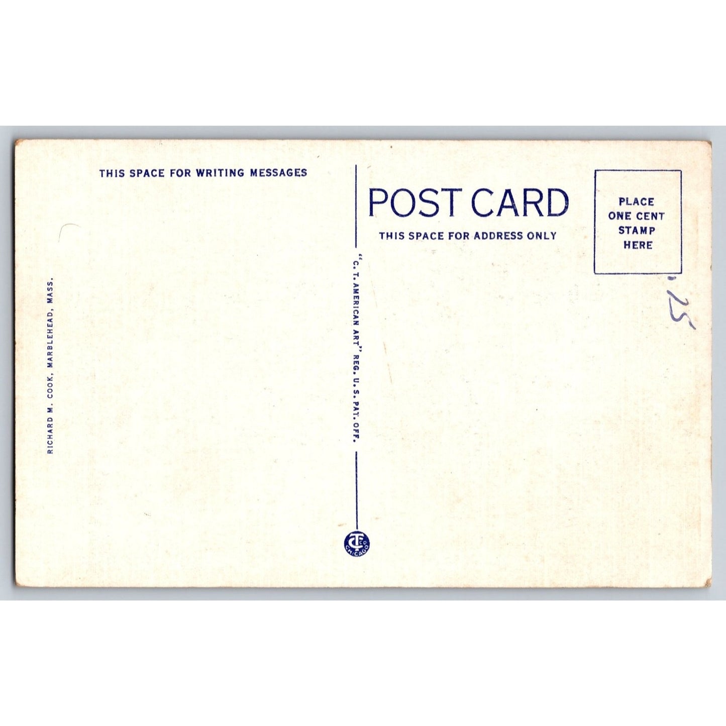 Marblehead MA Massachusetts Lobsterman's Shanties White Border Postcard Unused