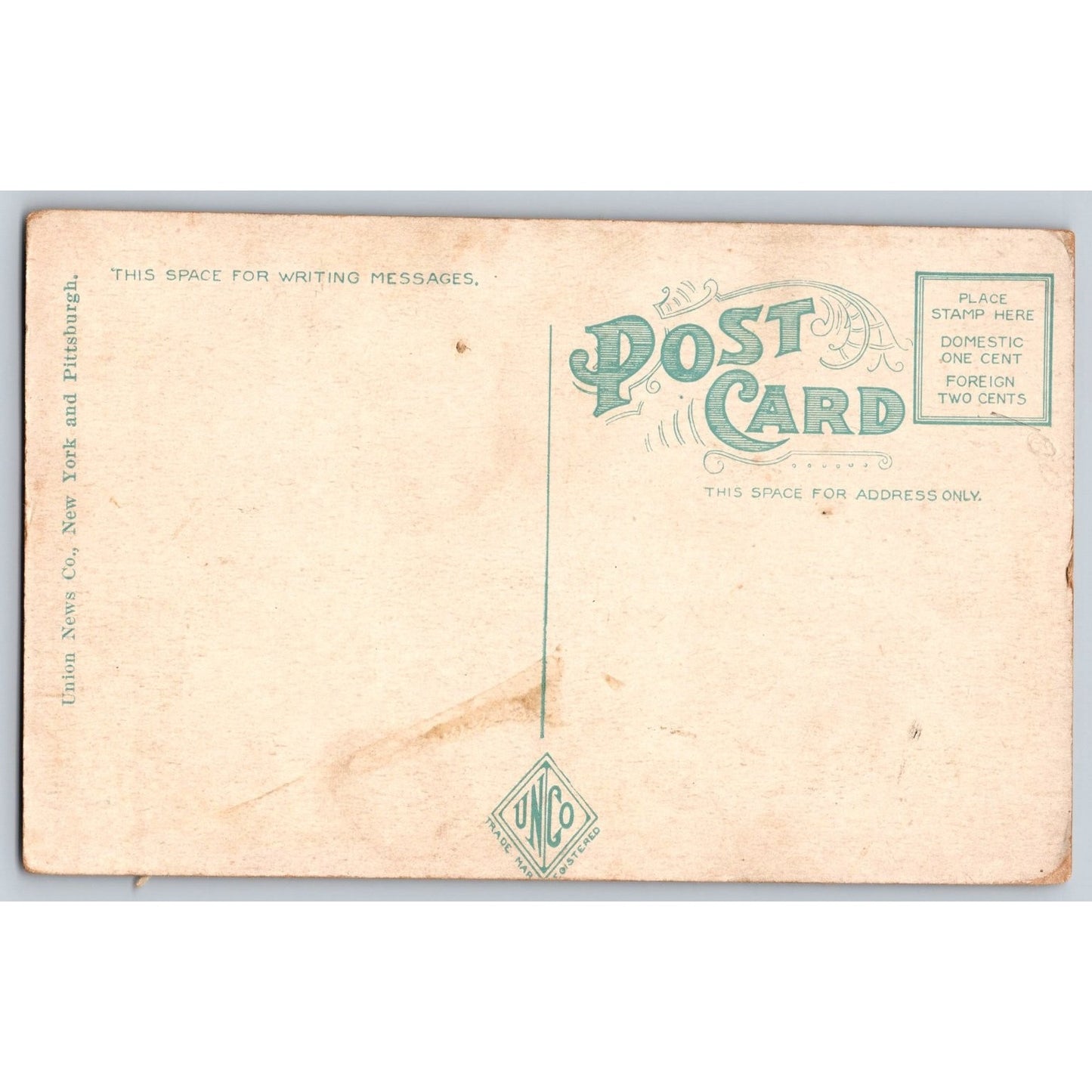 Pittsburg PA Pennsylvania Hotel Schenley White Border Postcard Union News Co