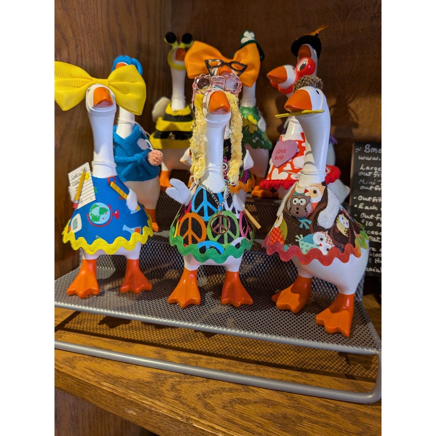 Soul Sister Goose 7" Figurine With Themed Outfit Great for Home or Office!