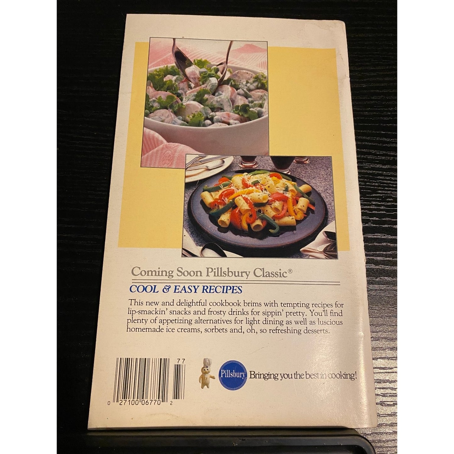 Pillsbury Classic Cookbook Booklet 1987 Light Summer Meals Microwave Easy