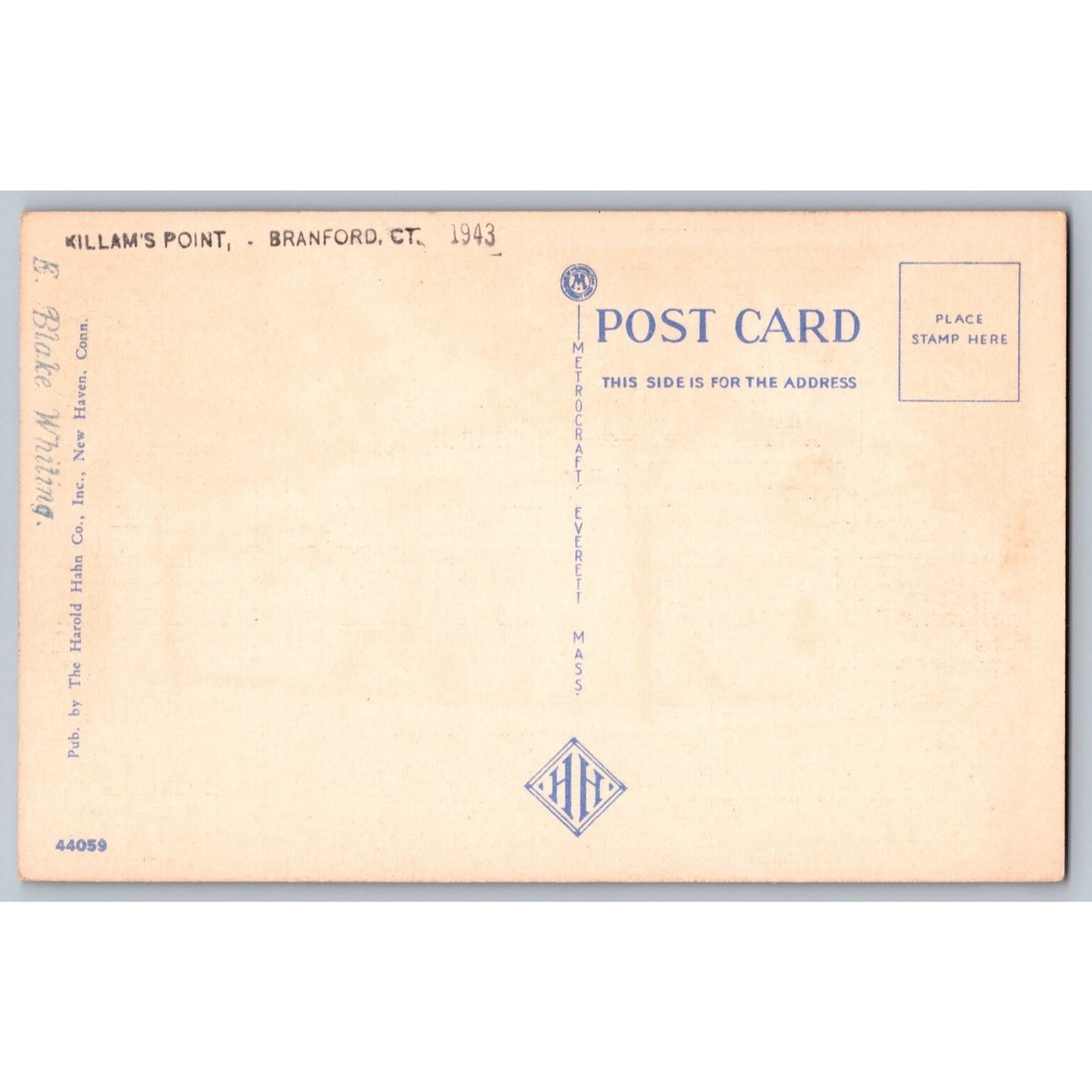 New Haven CT Connecticut US Post Office Courthouse Linen Postcard Unused