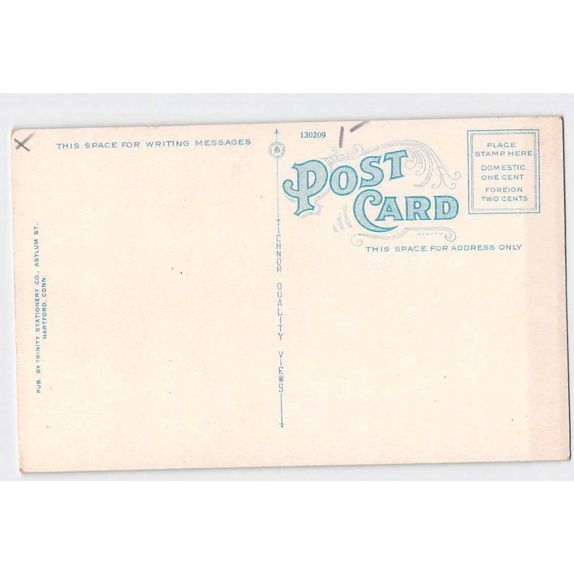 Hartford CT Connecticut Old City Hall Square 1930s White Border Postcard Unused
