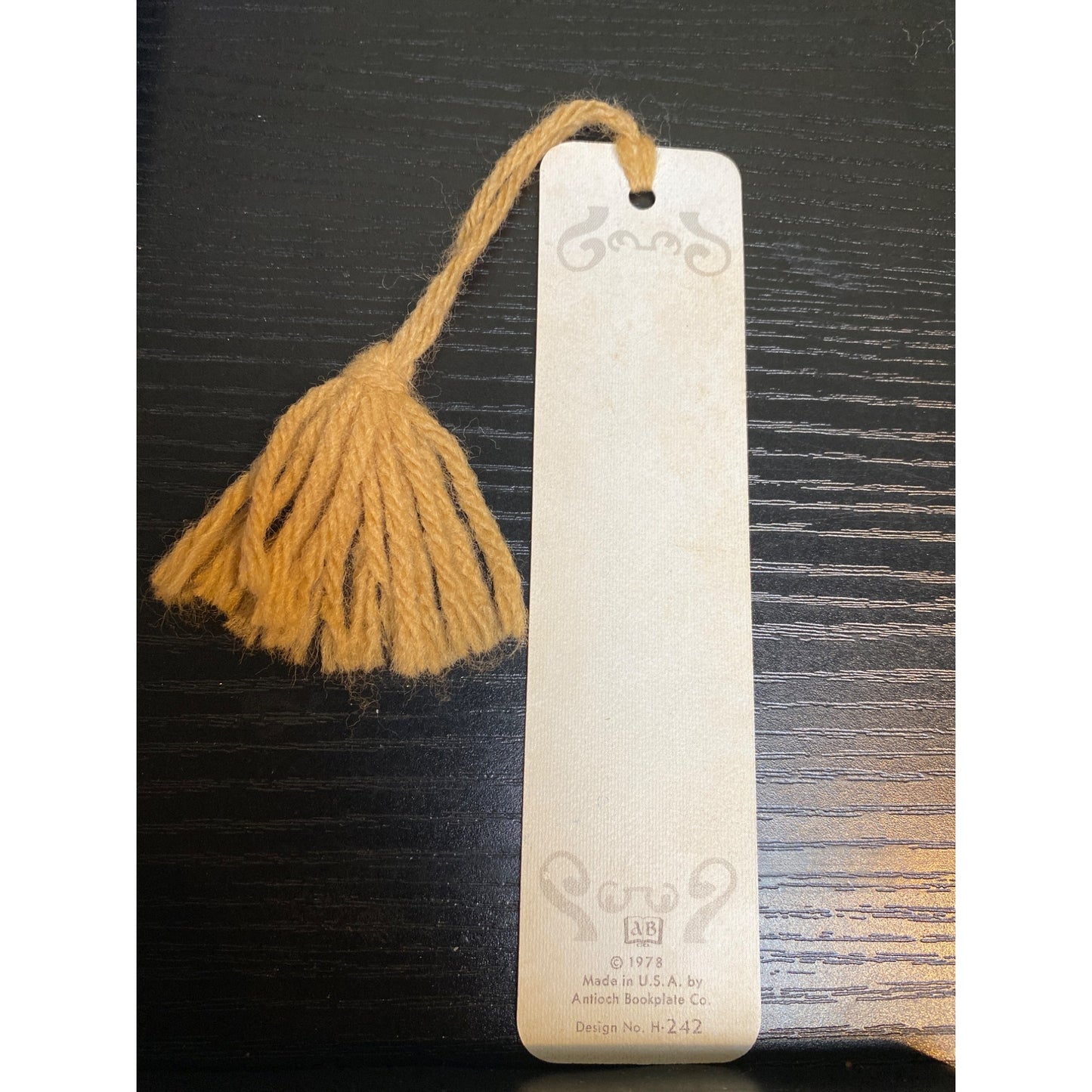 Bookmark Vintage Antioch With Tassel "Who Was That Masked Man?" Cheetah 1973 USA