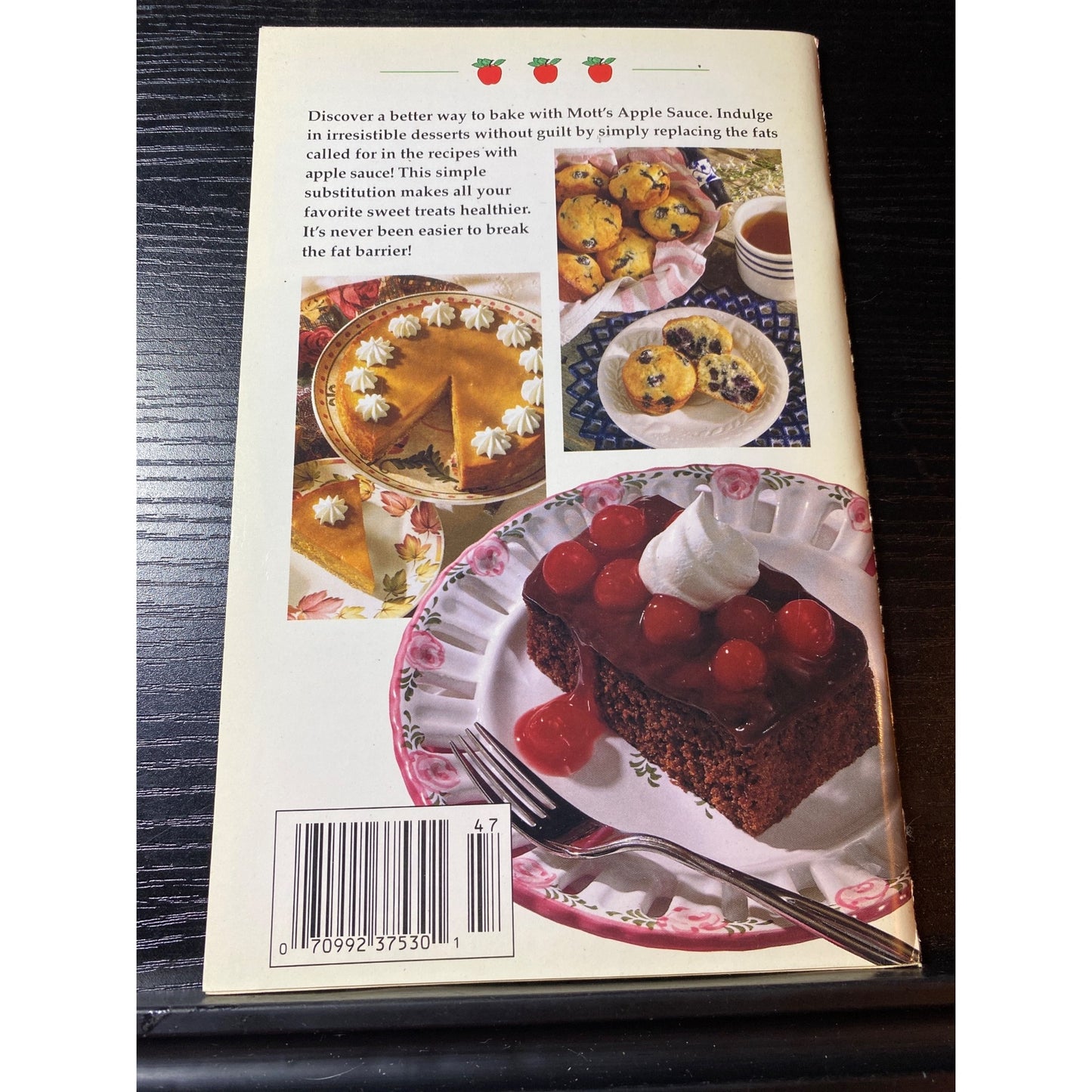 Motts A Better Way To Bake Delicious Low Fat Recipes Cookbook Booklet 1994
