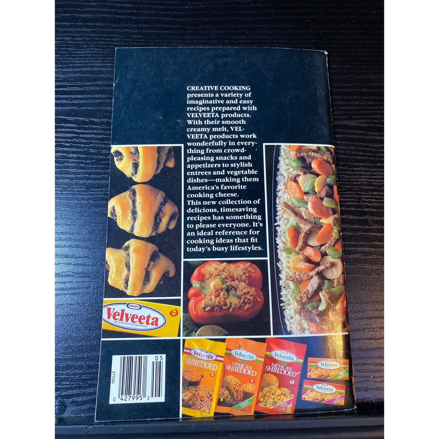 Kraft Velveeta Creative Cooking Recipe Cookbook Booklet 1989 Favorite Recipes