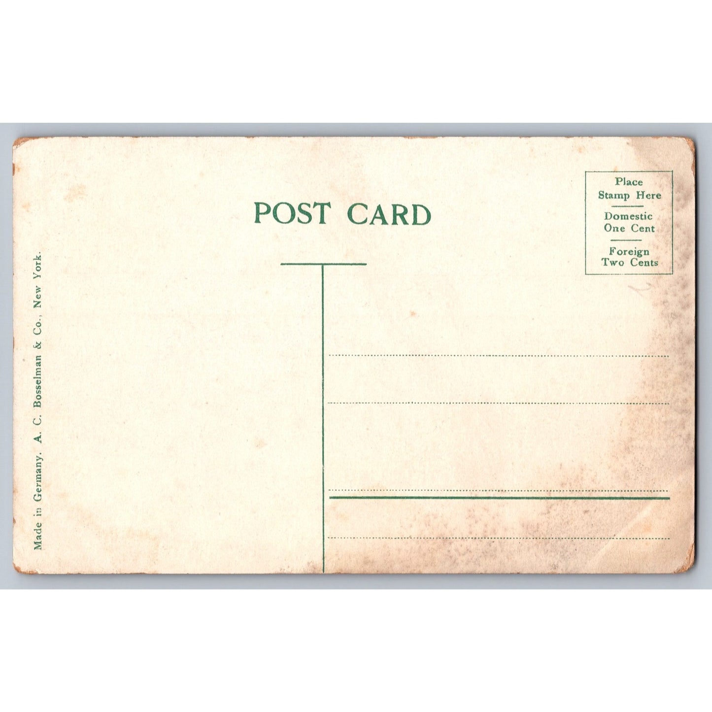 Winchester VA Virginia Court House Divided Back Postcard Unused AC Bosselman