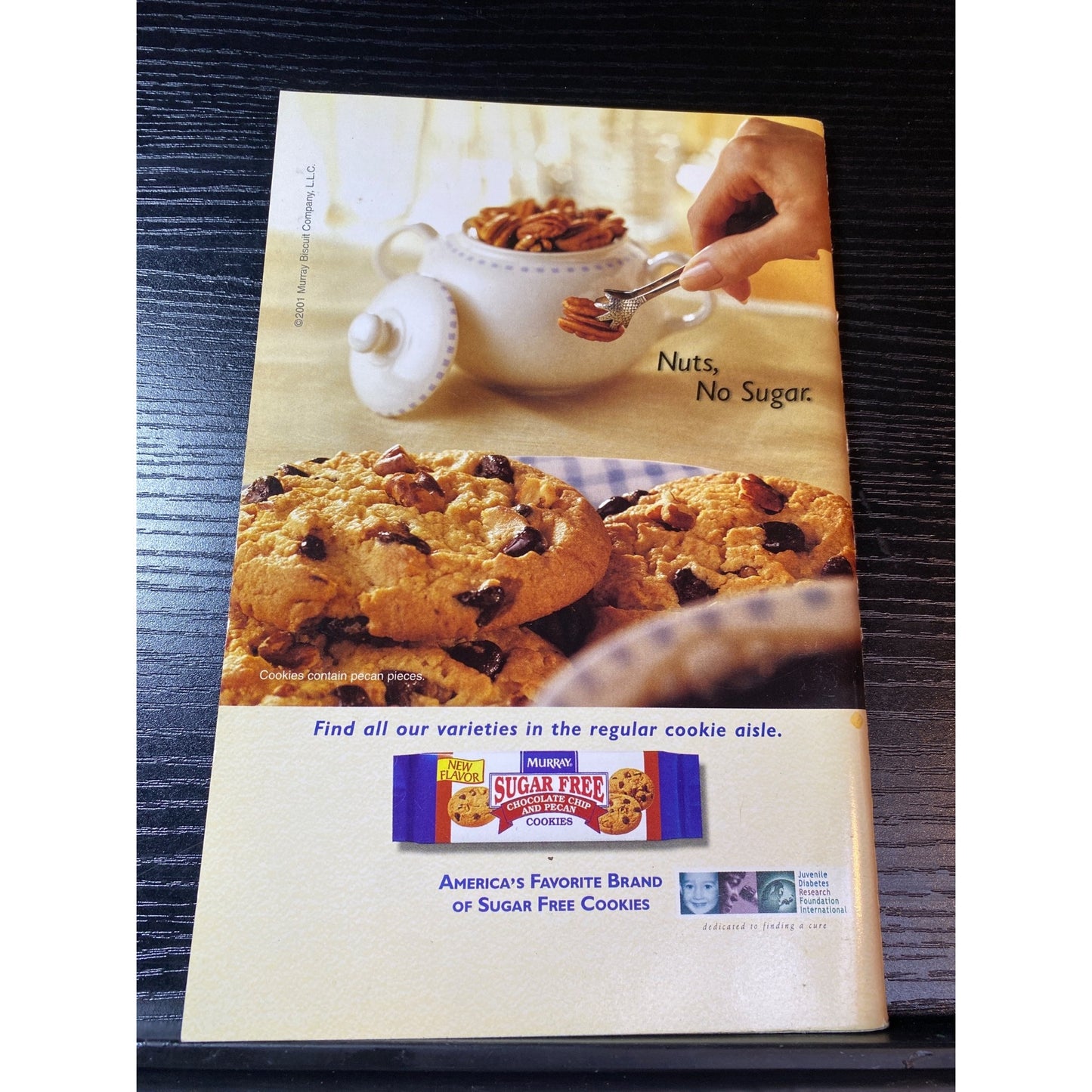 Diabetic Cooking Magazine August 2001 Issue Sugar-Free Recipes & Cooking Tips