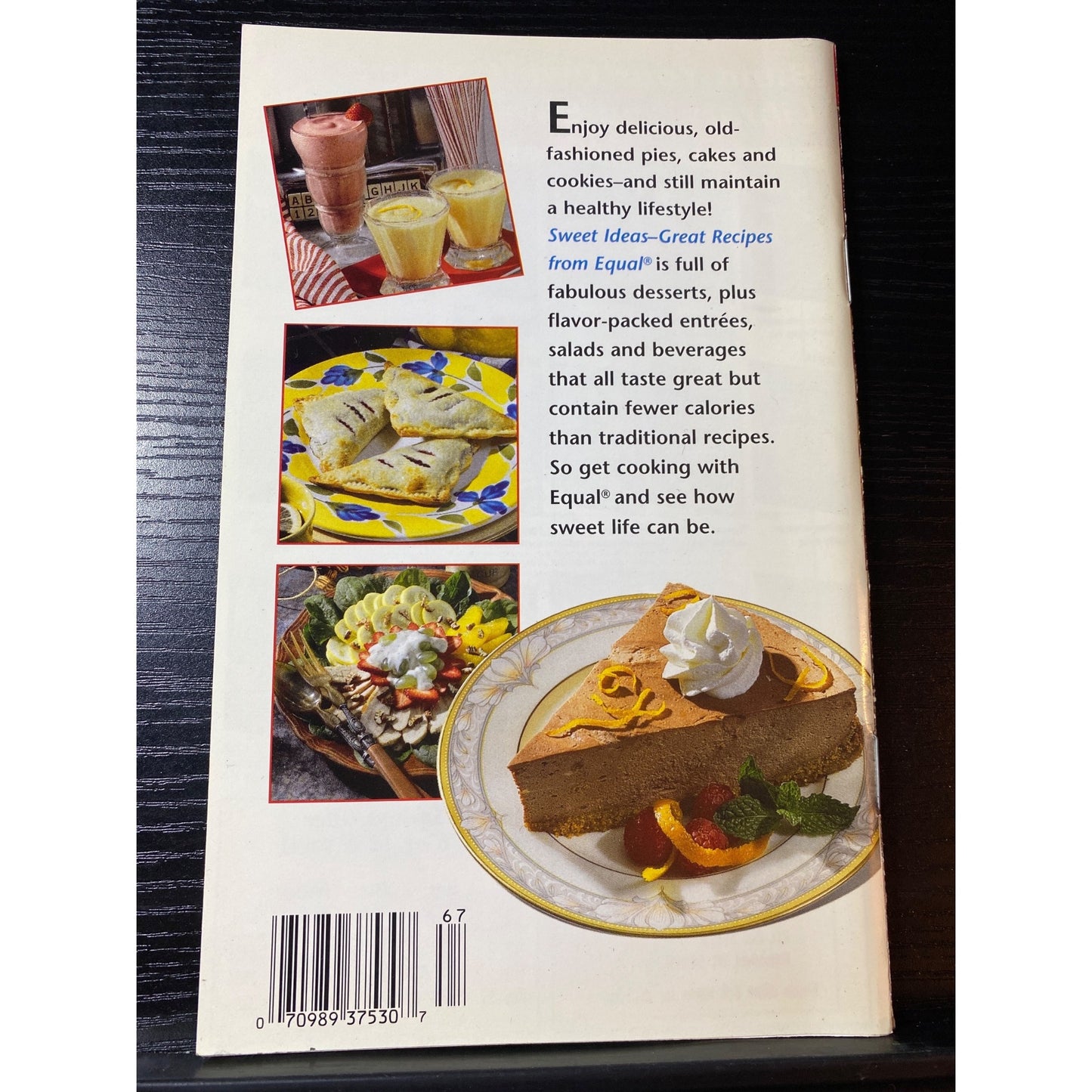 Best Recipe Sweet Ideas Recipes Equal Sweetener NutraSweet 1996 Cookbook Booklet